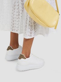 Care Less Sneaker Low Top White NLY Shoes - Nelly.com