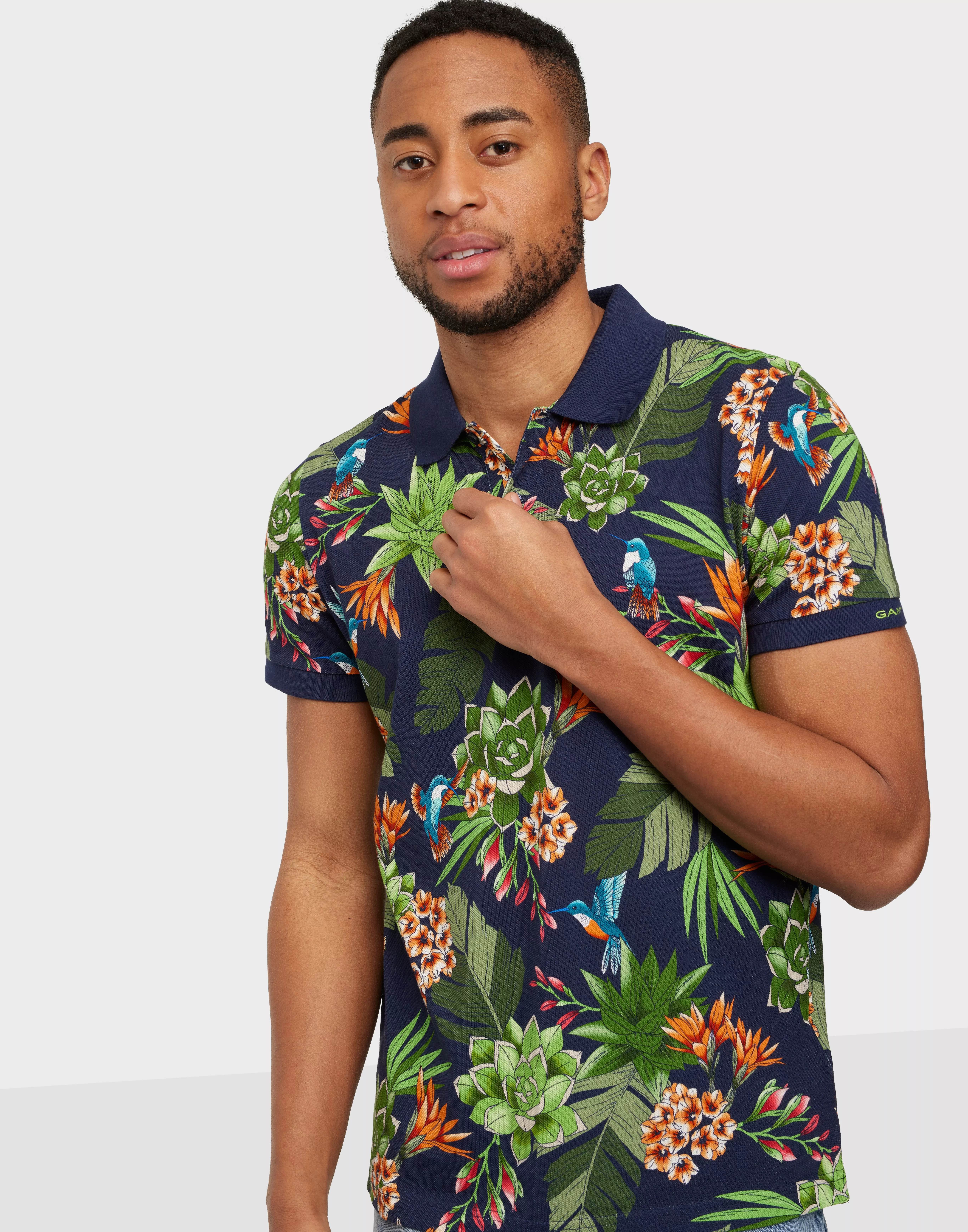 Gant floral 2024 polo shirt