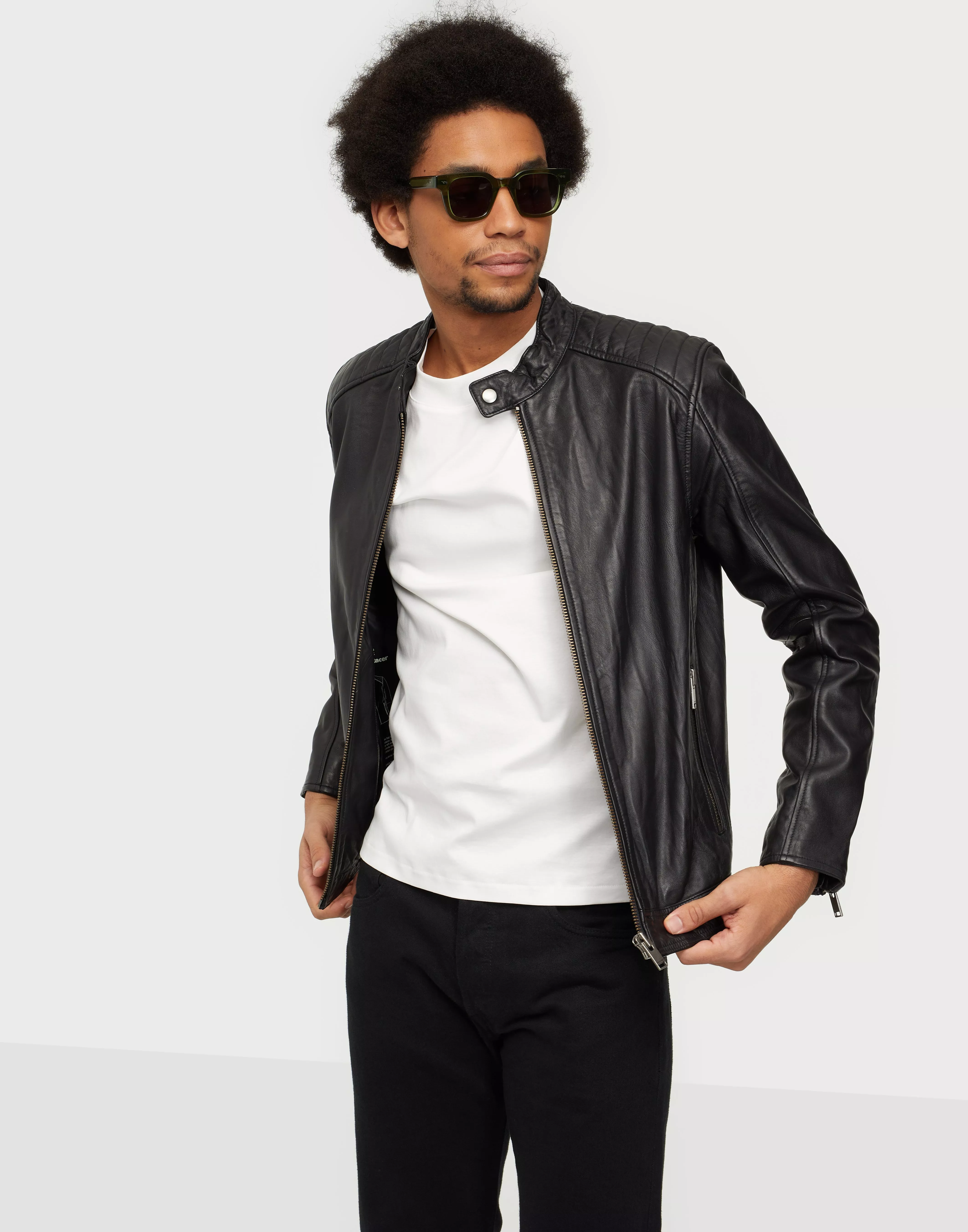 Selected homme suede outlet racer jacket