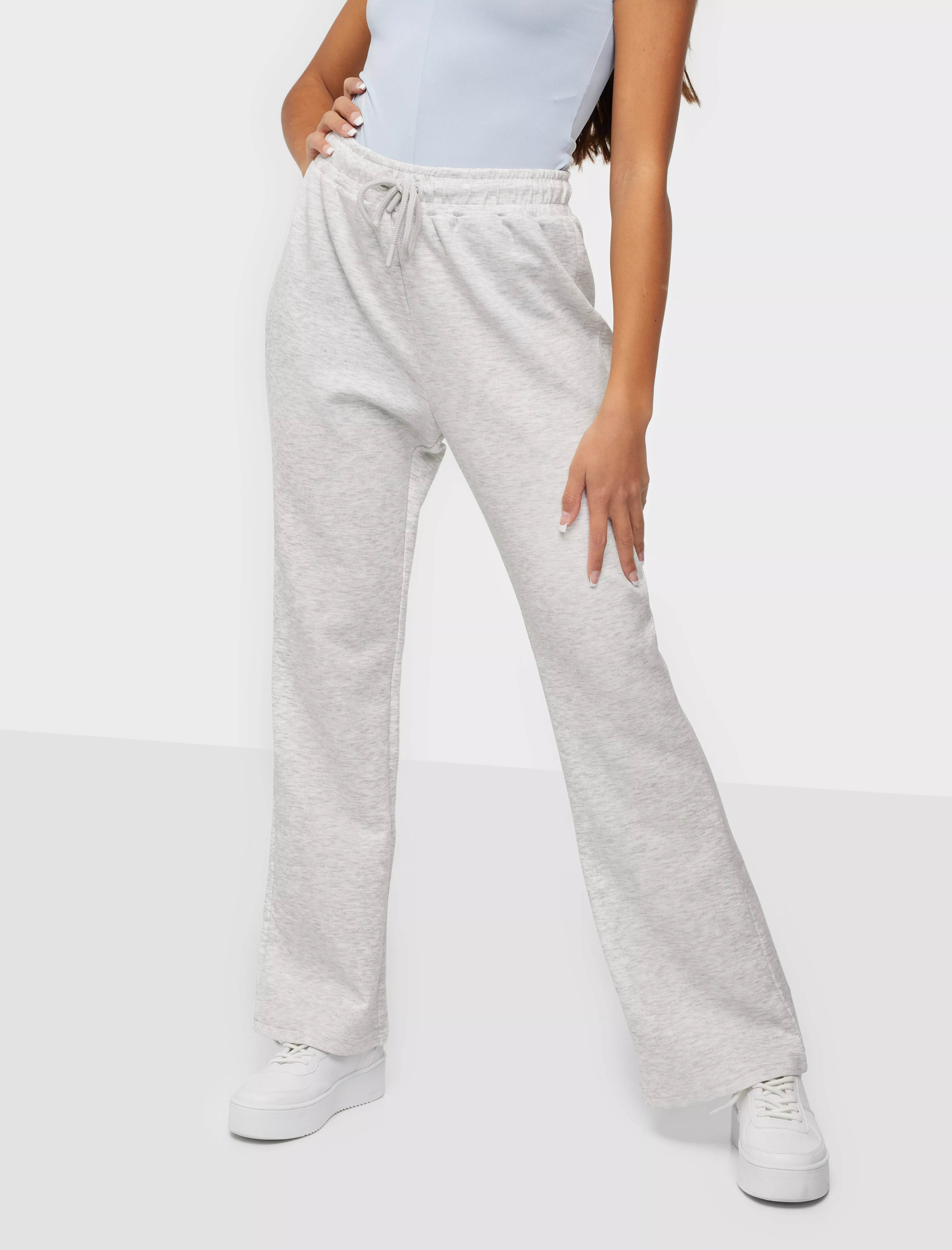 Flared discount grey joggers