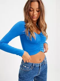 Sweetheart Rouched Top