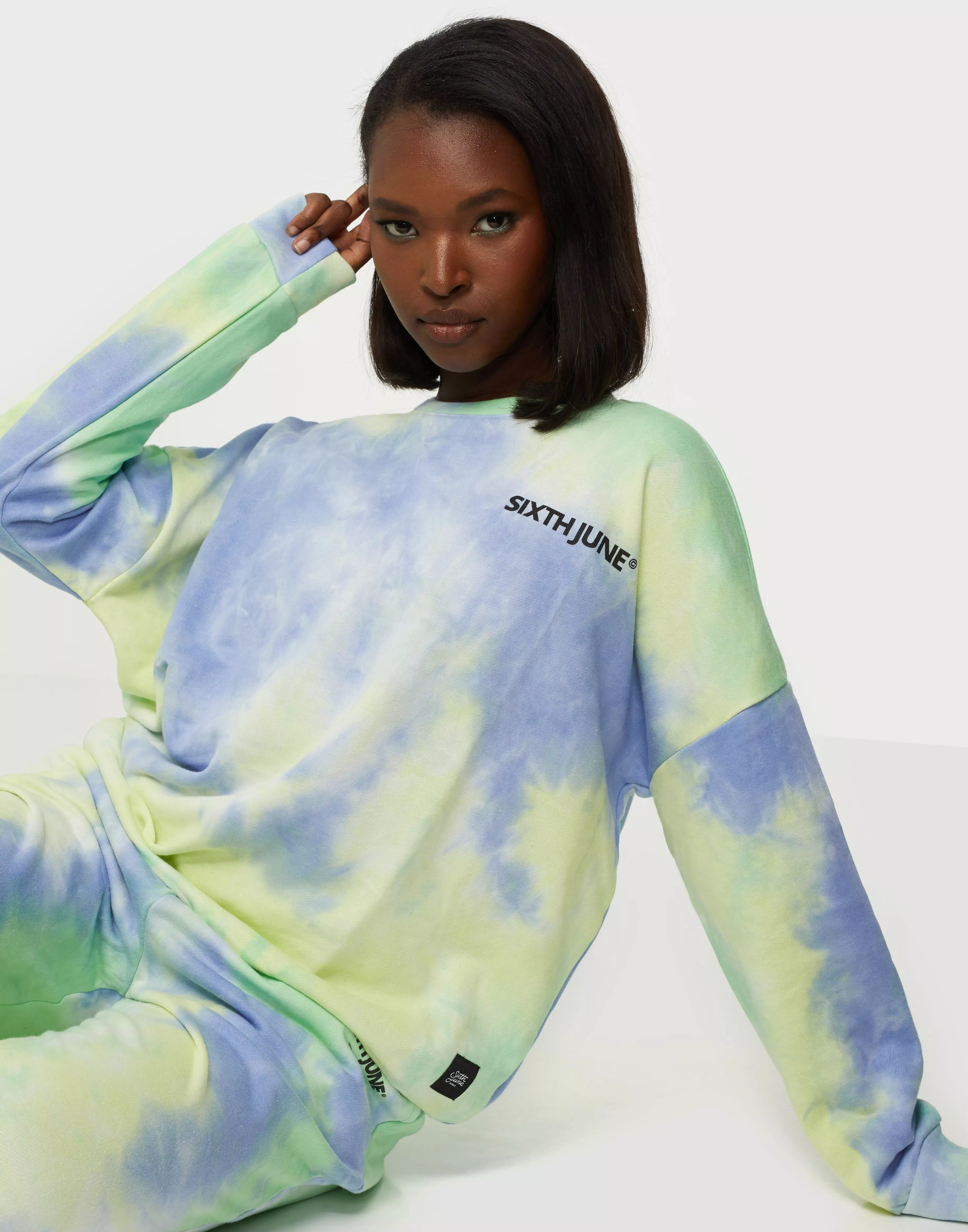 Buy Sixth June TIE DYE SWEATSHIRT Blue Nelly