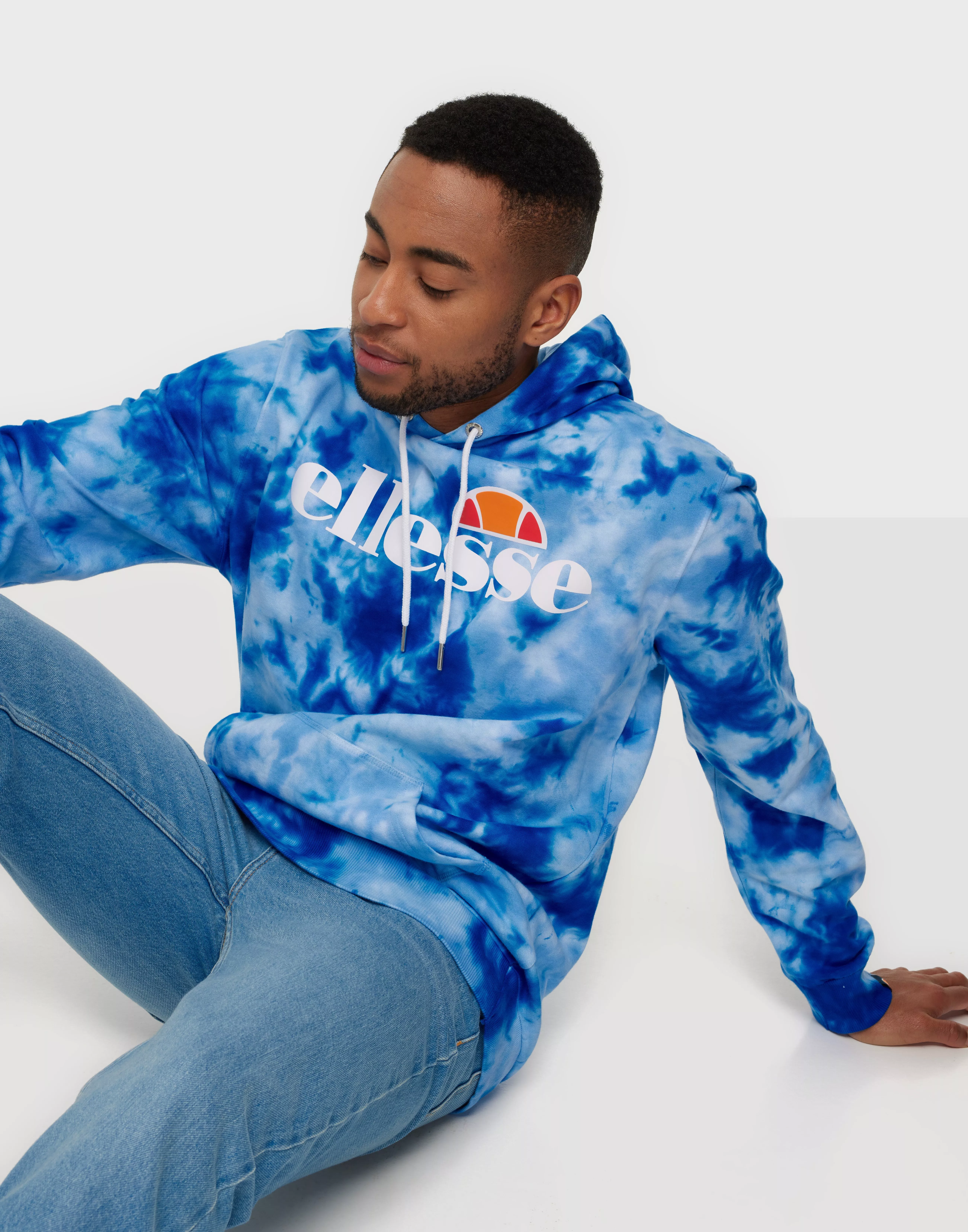 Ellesse tie dye all over print boyfriend discount hoodie