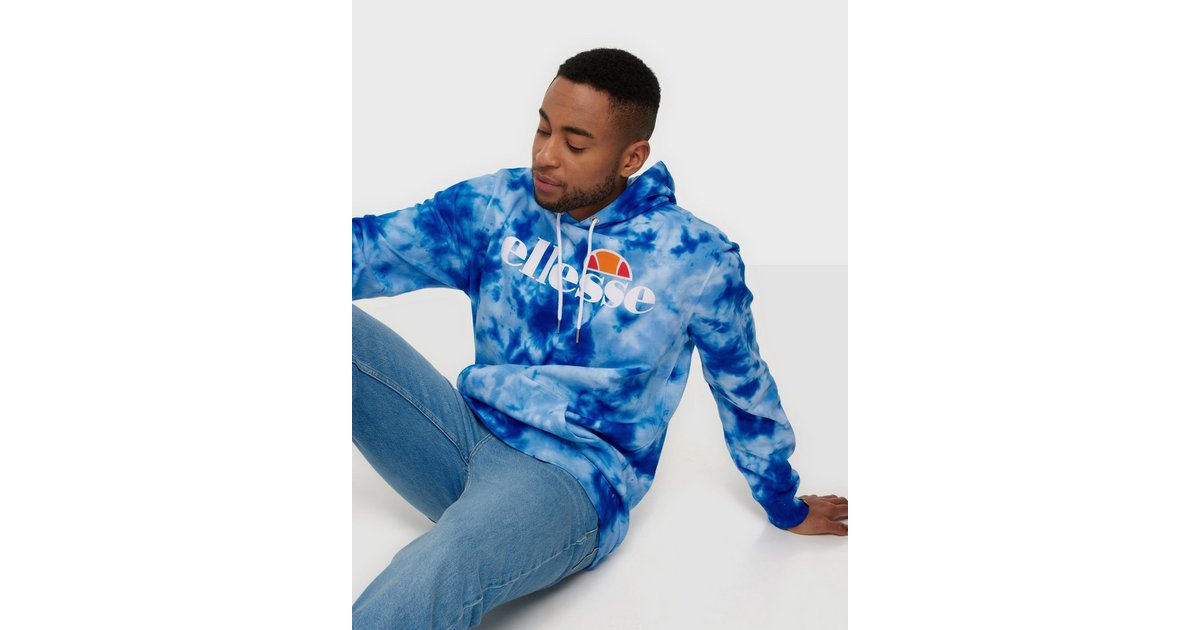 Ellesse tie dye all over print boyfriend hoodie new arrivals