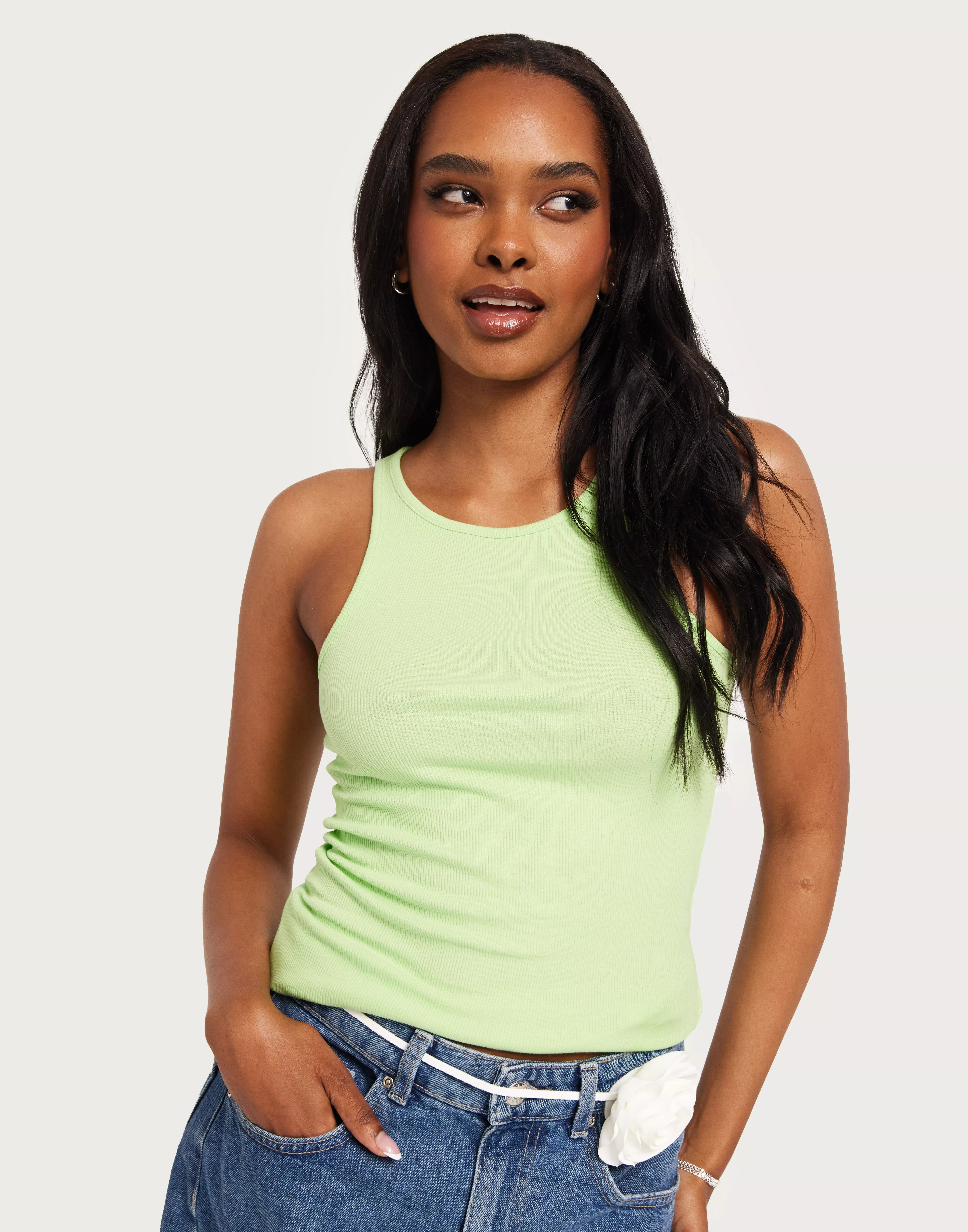 Mint green best sale sleeveless top