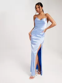 Waterfall Slit Gown