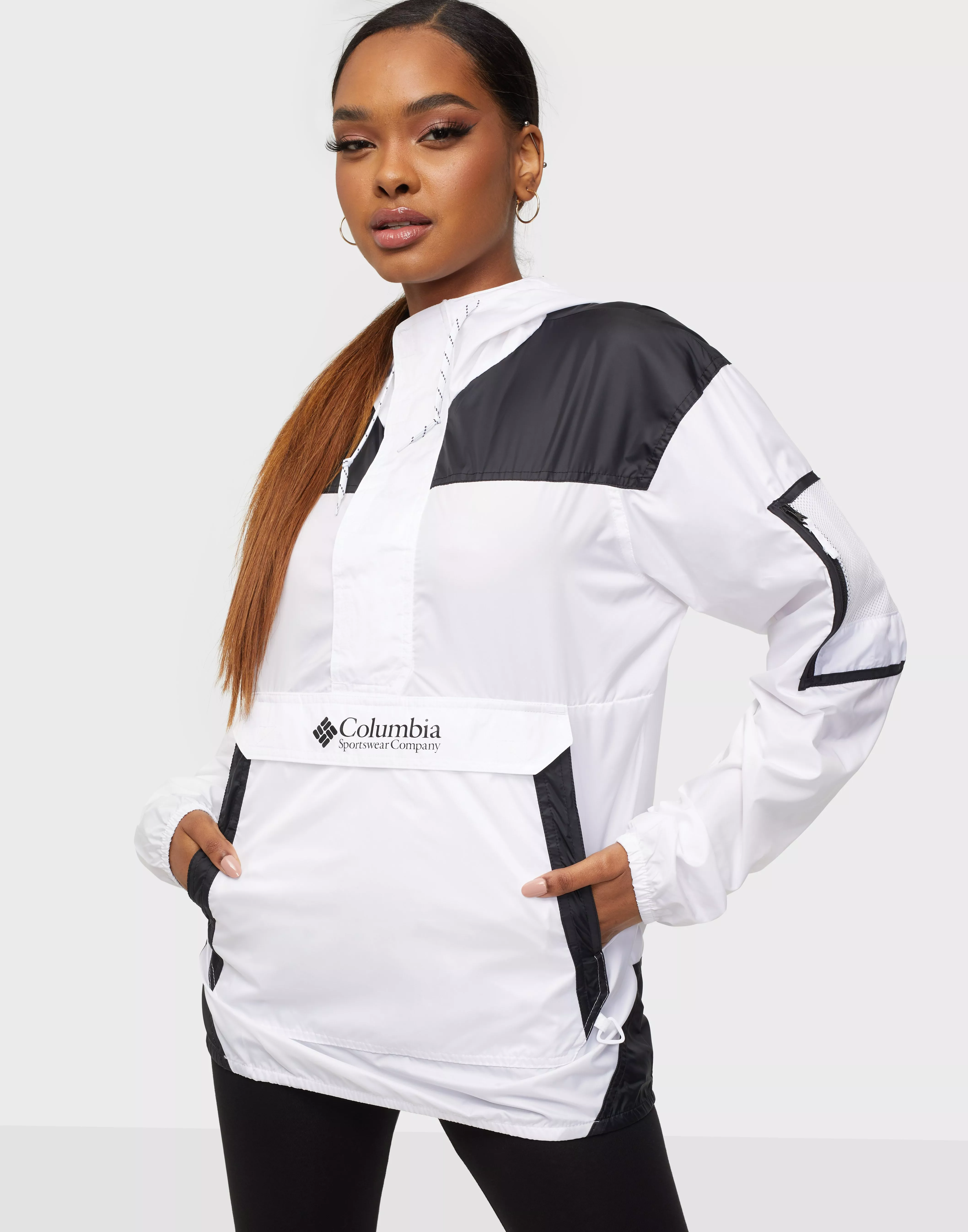 Columbia challenger hotsell windbreaker white