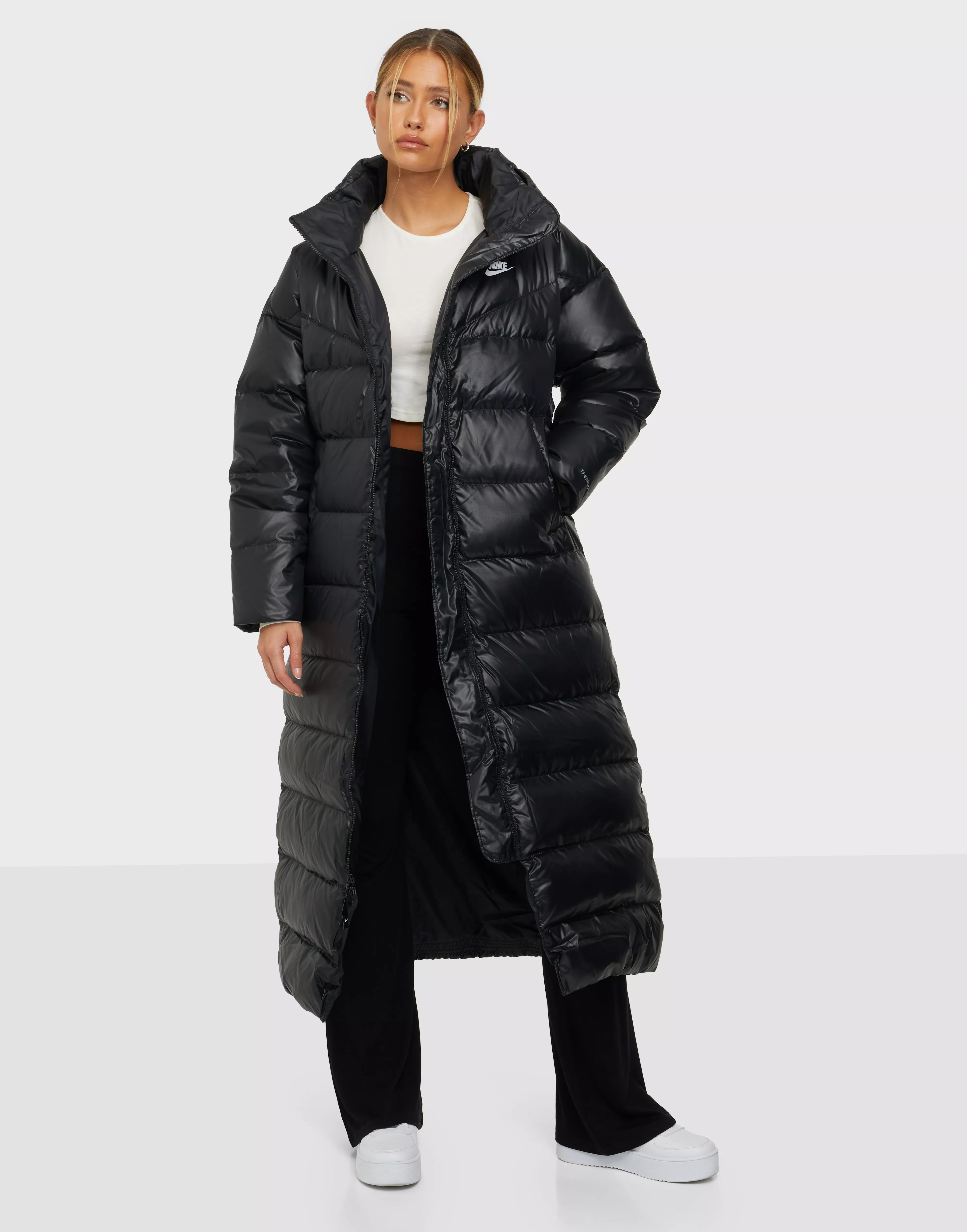 Buy Nike W NSW TF CITY HD PARKA - Black/White | Nelly.com