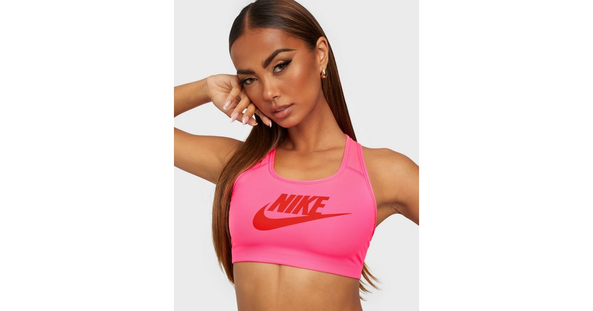 Womens sports bra Nike W NK DF SWSH CB FUTURA GX BRA W pink