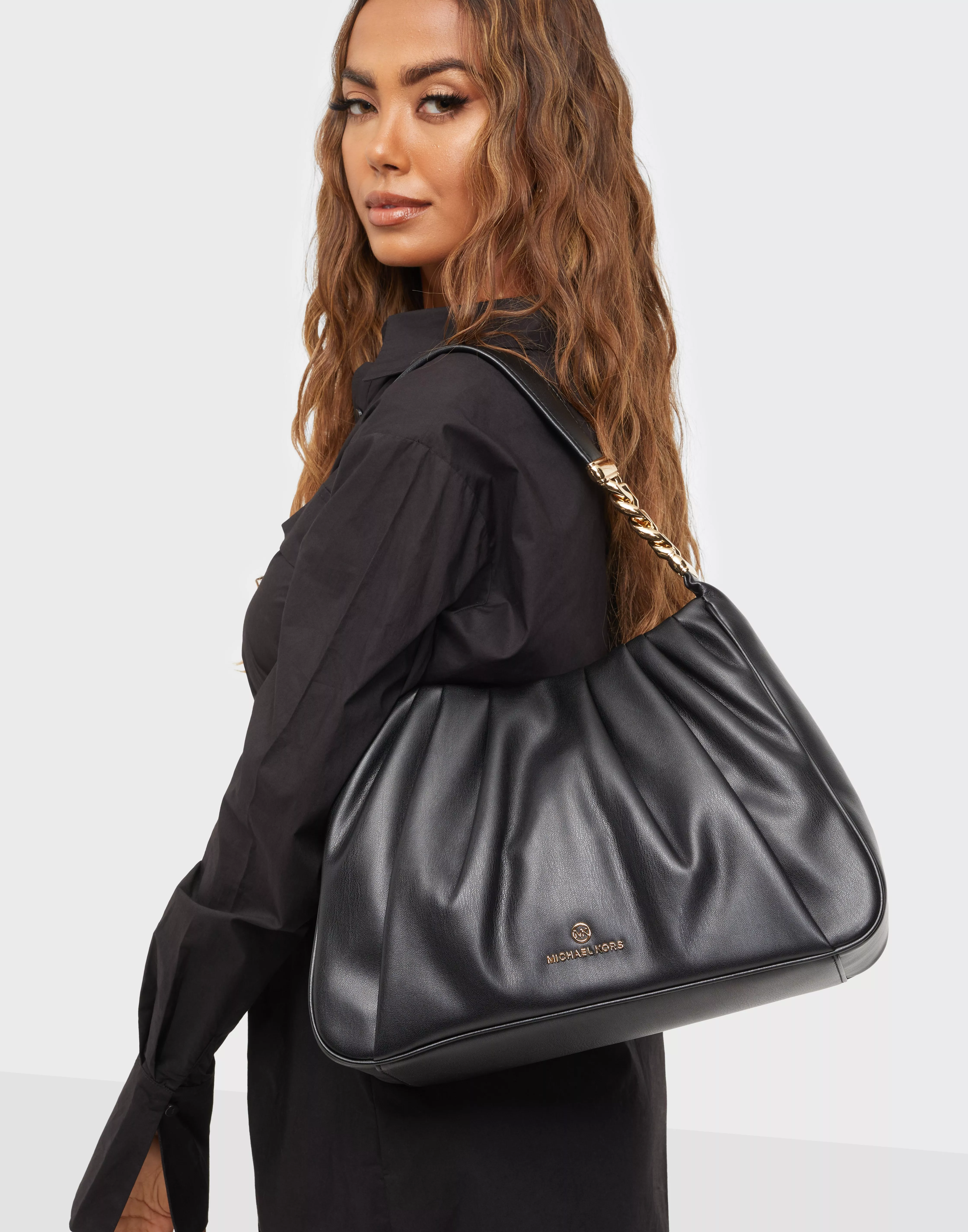 Buy Michael Kors Hannah Shoulder Bag - Black 