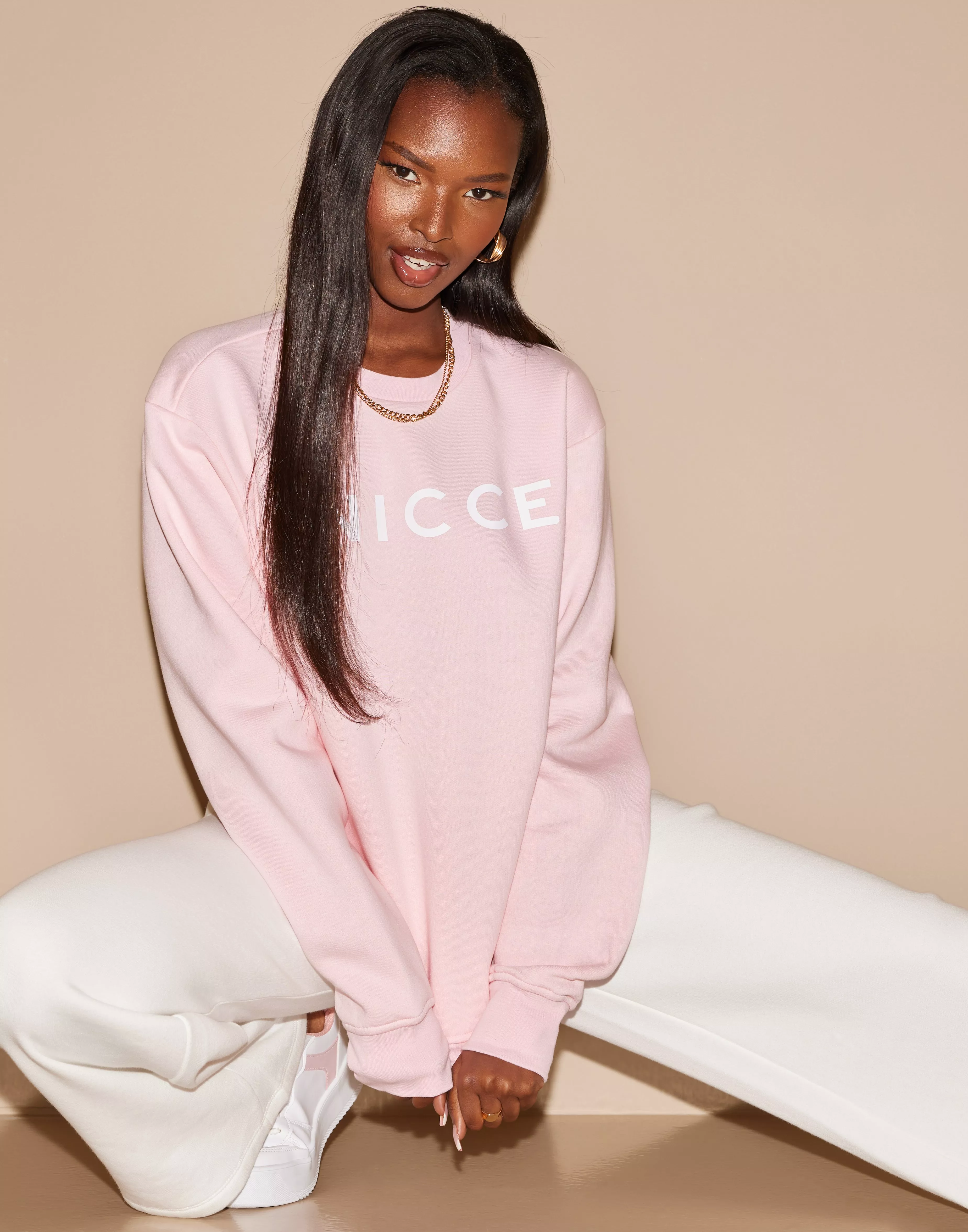 Nicce deals pink sweatshirt