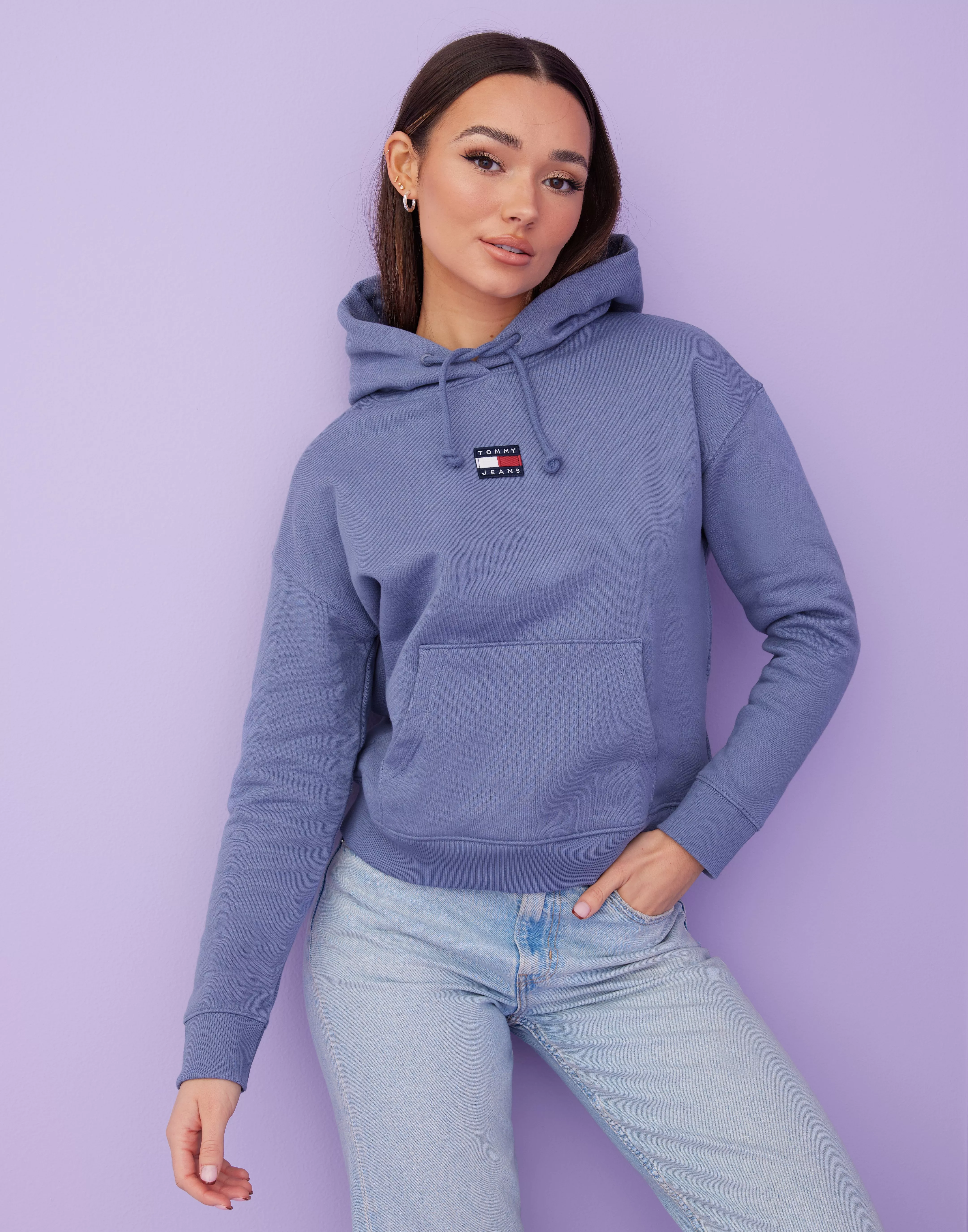 Purple hoodie online dames