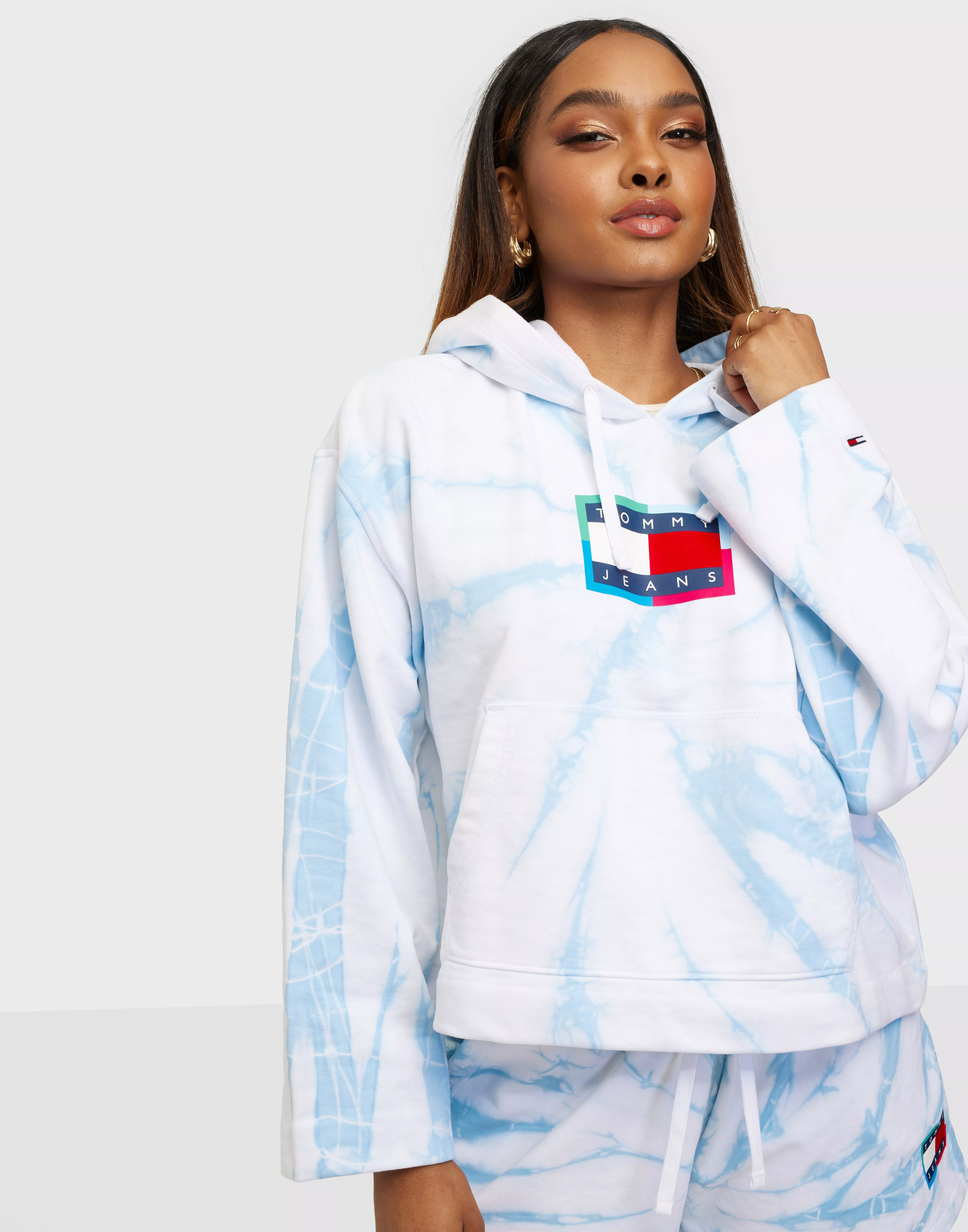 Tommy jeans outlet tie dye hoodie