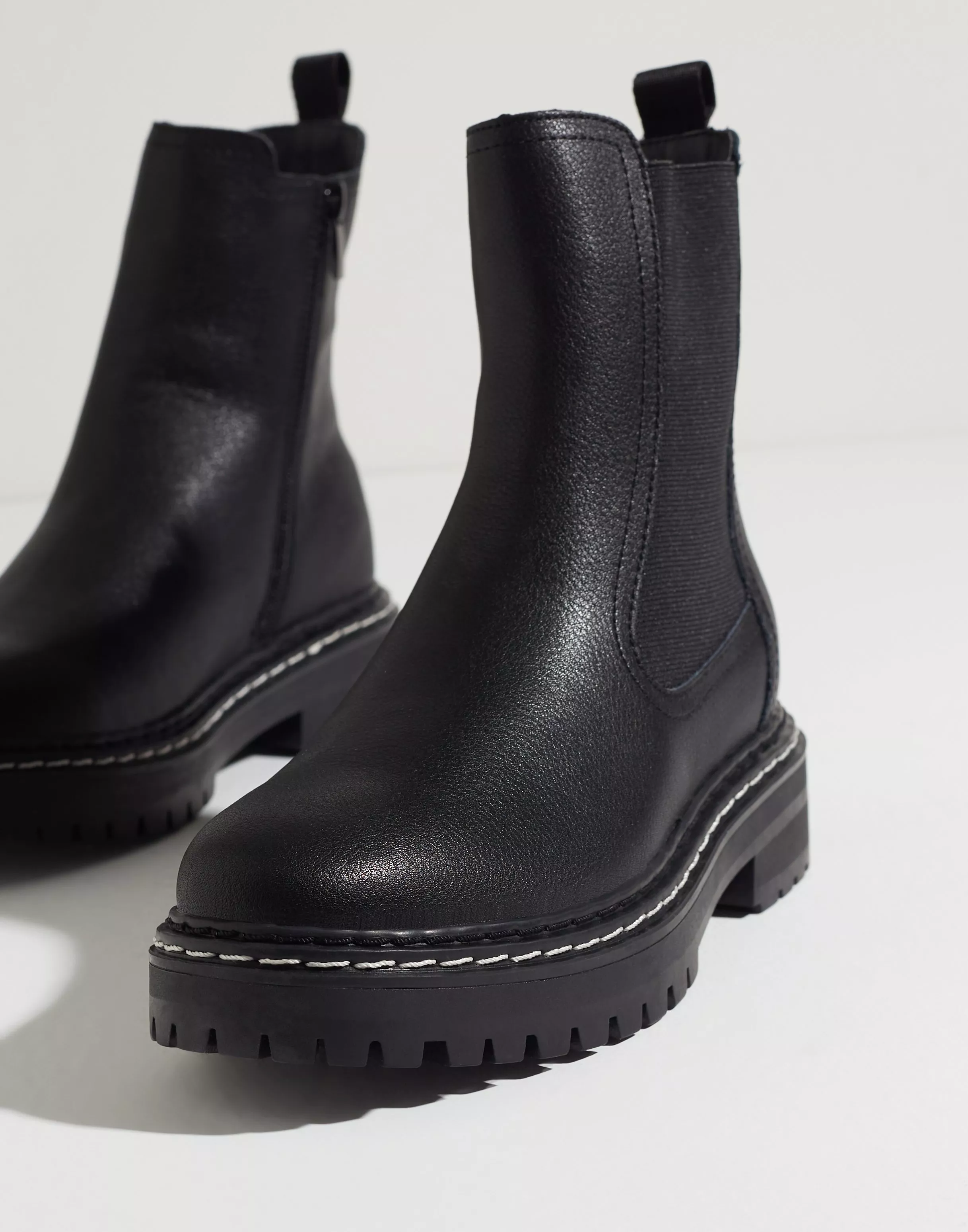 Buy Duffy Leather Chelsea Boots Black | Nelly.com