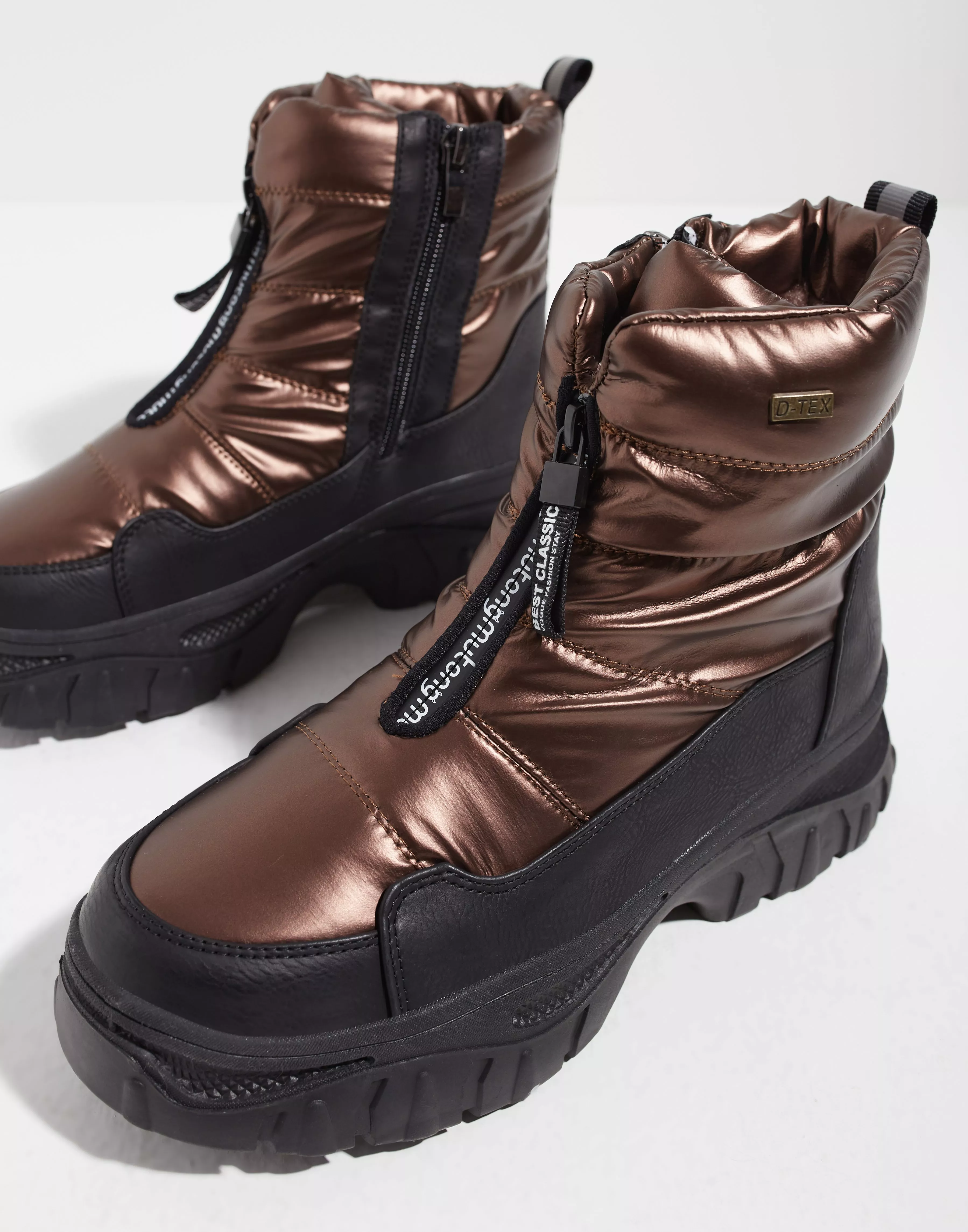Incubus At horisont Køb Duffy Waterrepellent Zip Boots - Bronze | Nelly.com