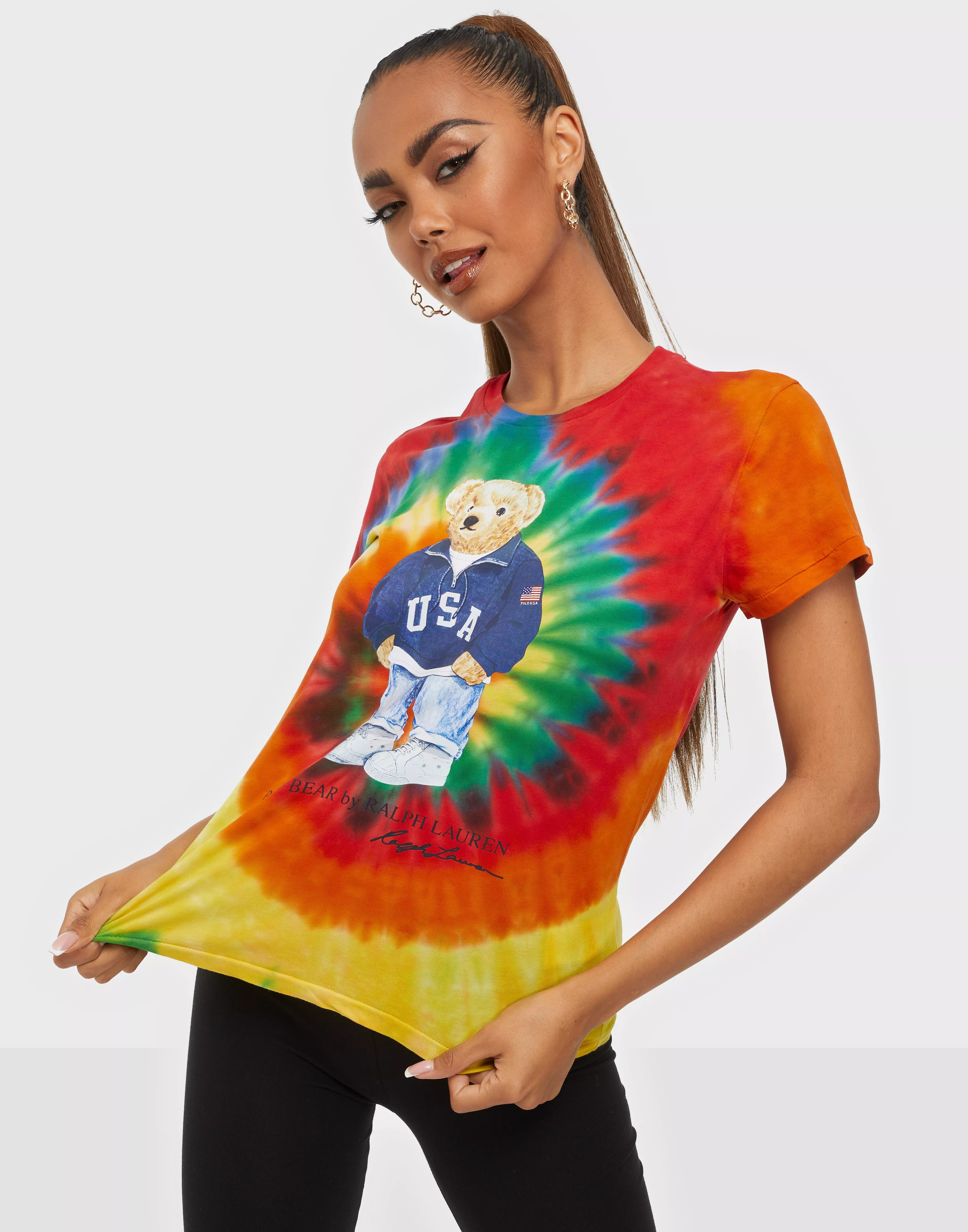 Buy Polo Ralph Lauren TIE DYE BEAR-SHORT SLEEVE-T-SHIRT - Multi 