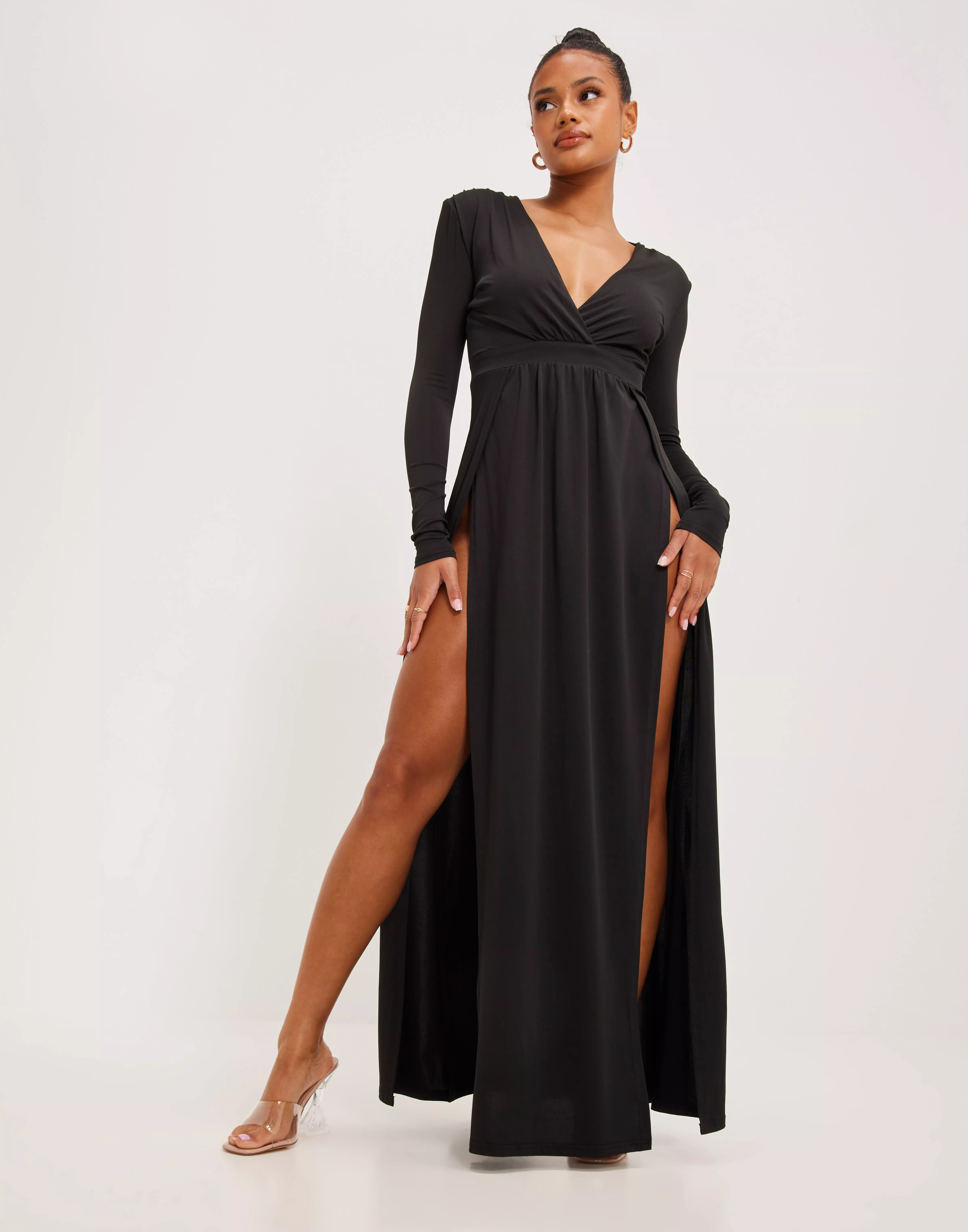 Dress with a slit sale