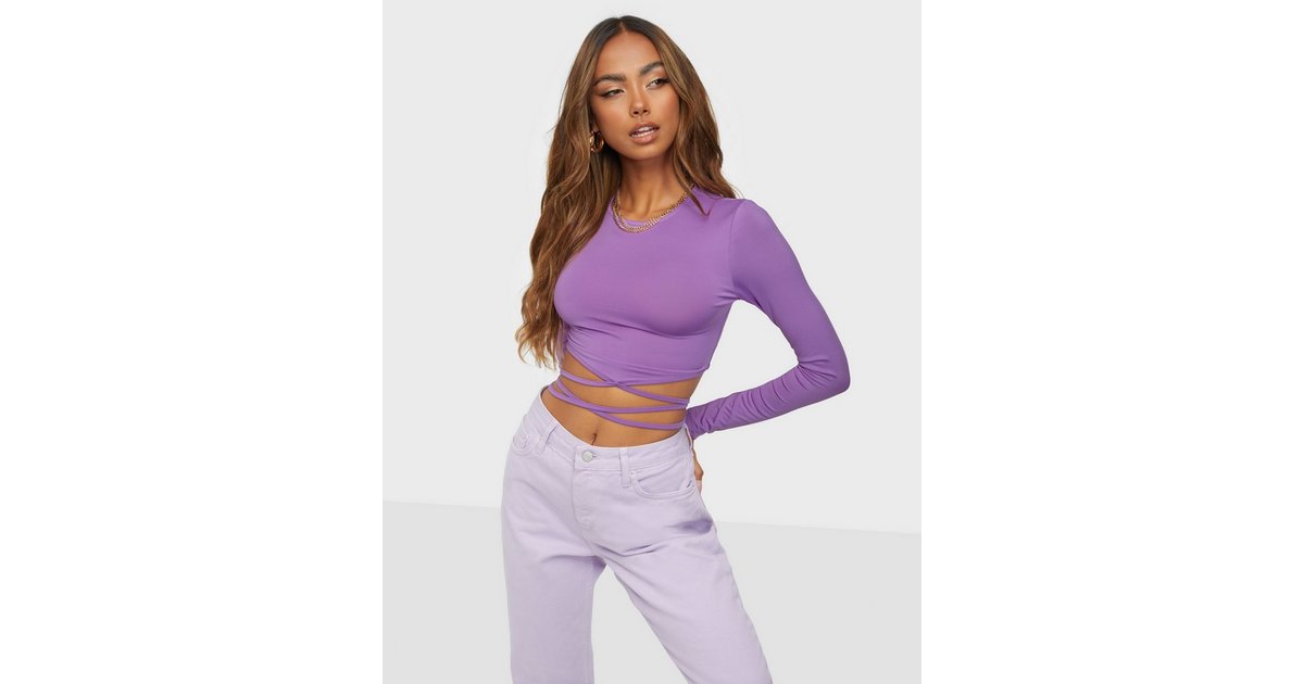 ONLABBA S/L STRAP CROPPED TOP CC TL