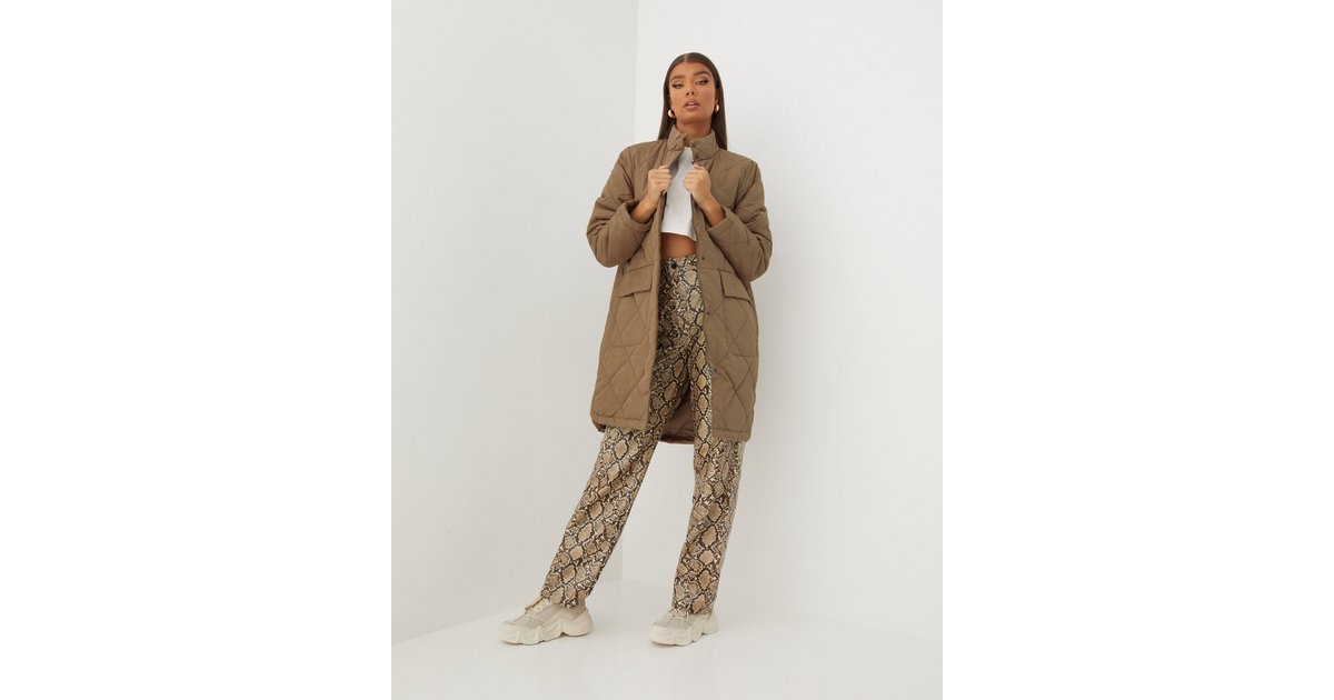 JXLENORA OVERSIZED SHINY QUILTED COAT SN