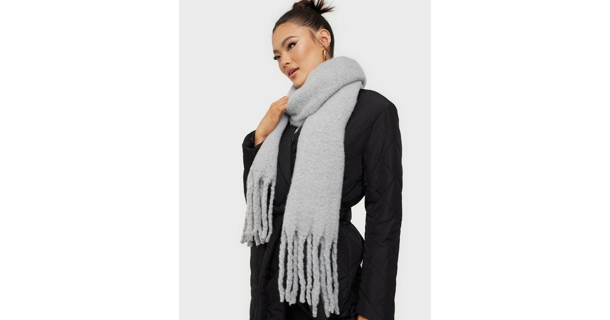 Buy Only ONLSINA LIFE WOVEN SCARF - Light Grey Melange | Nelly.com