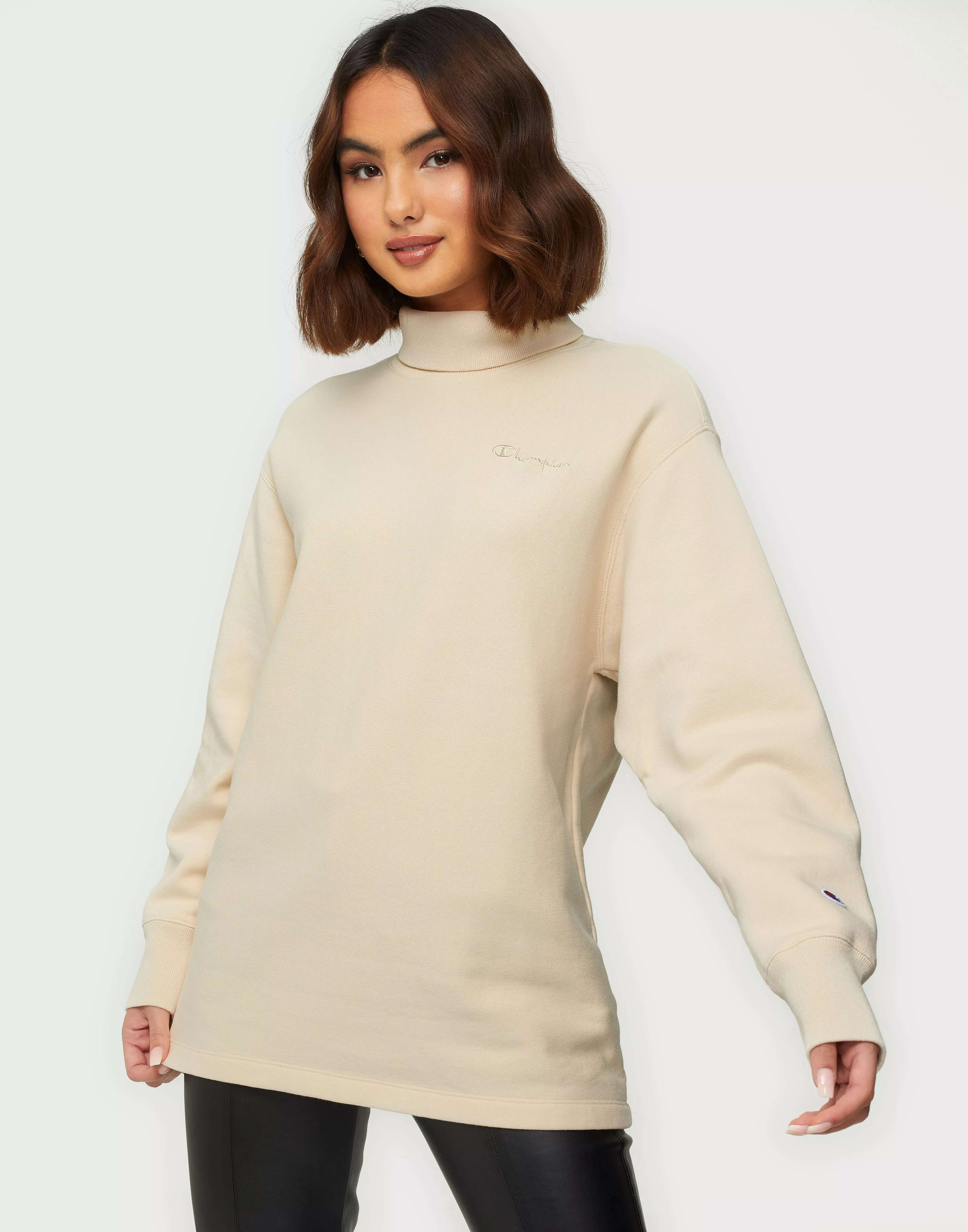 Champion high 2024 neck sweatshirt