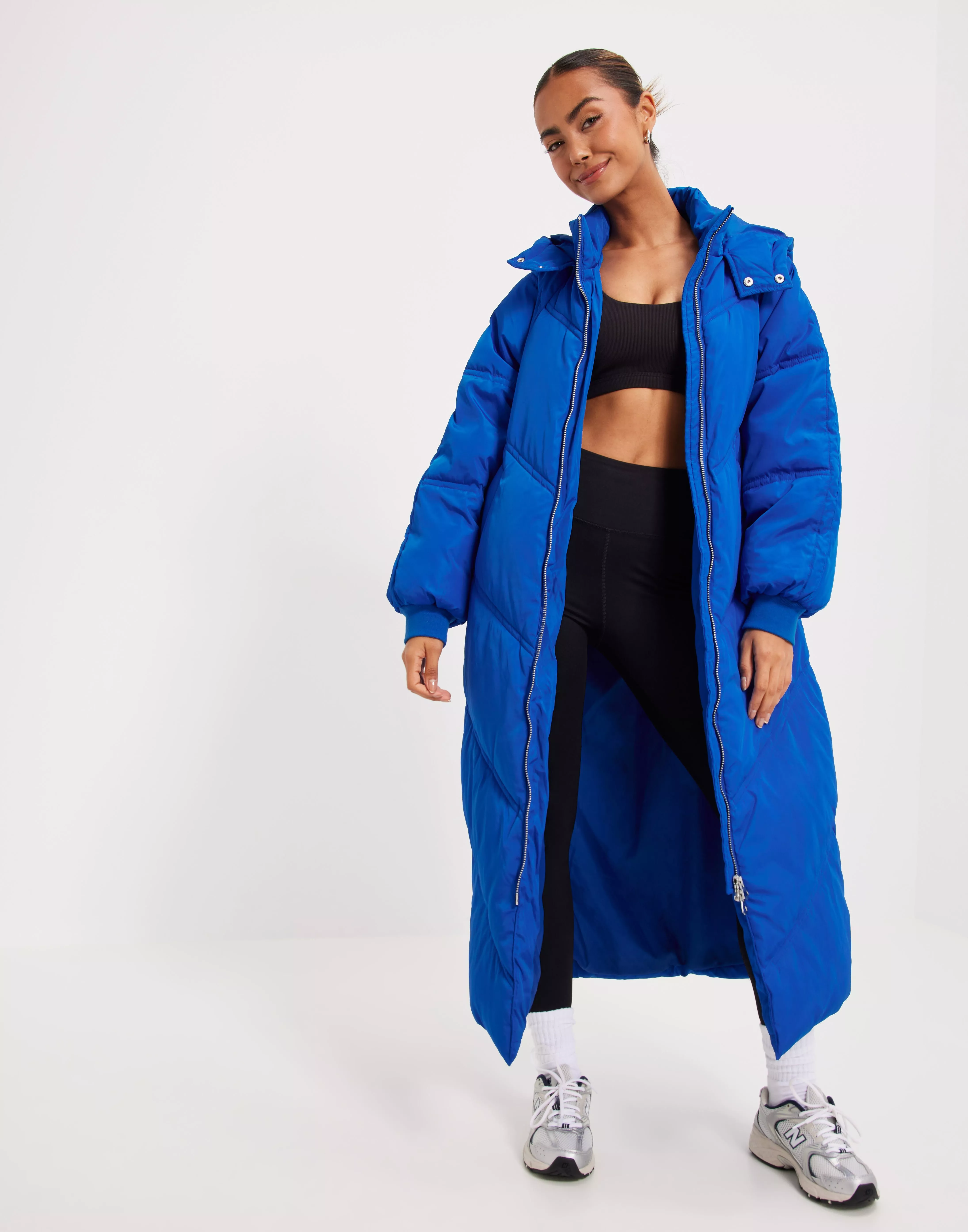 Bubble store coat blue