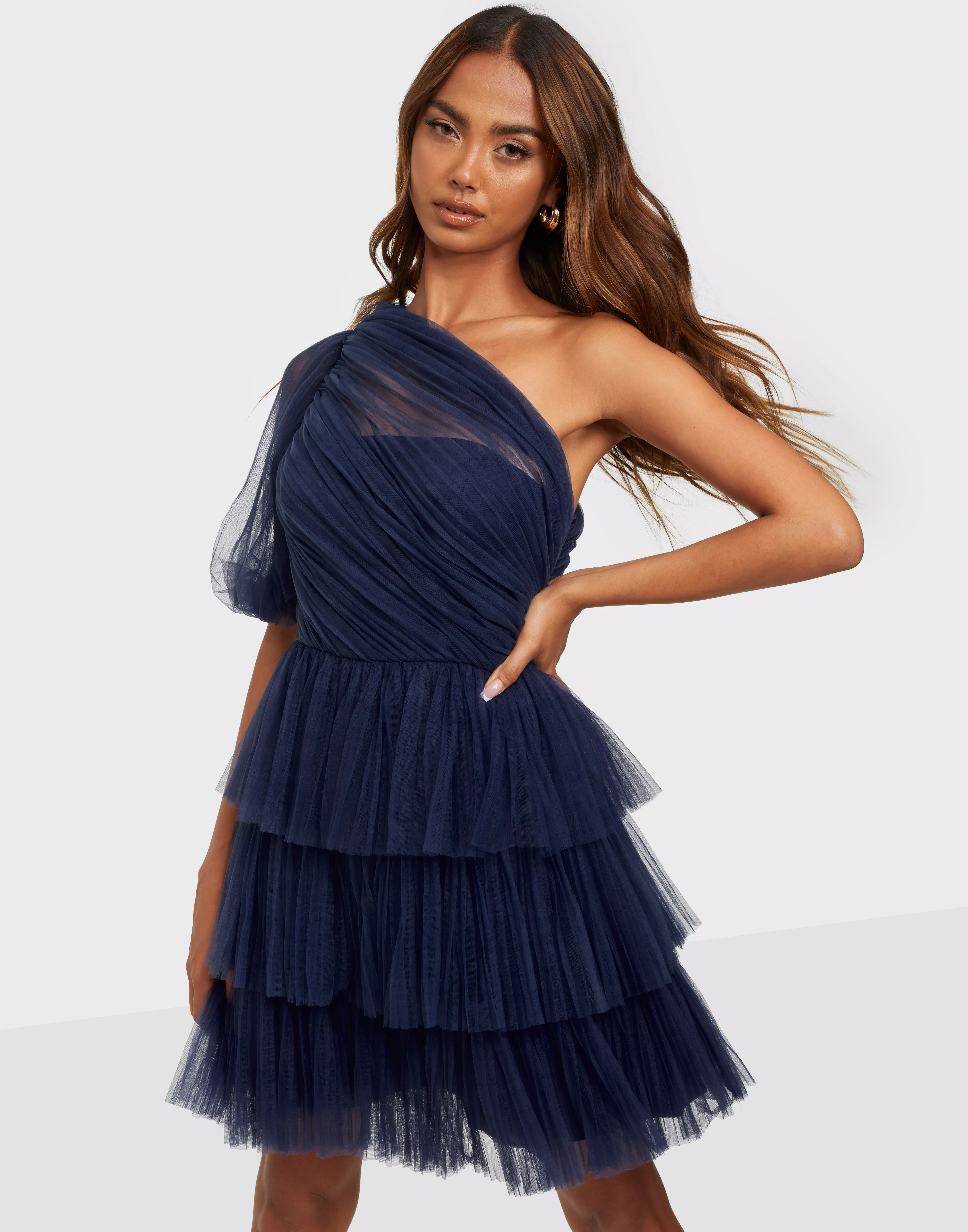 Buy By Malina Constance mini dress - Deep Blue | Nelly.com