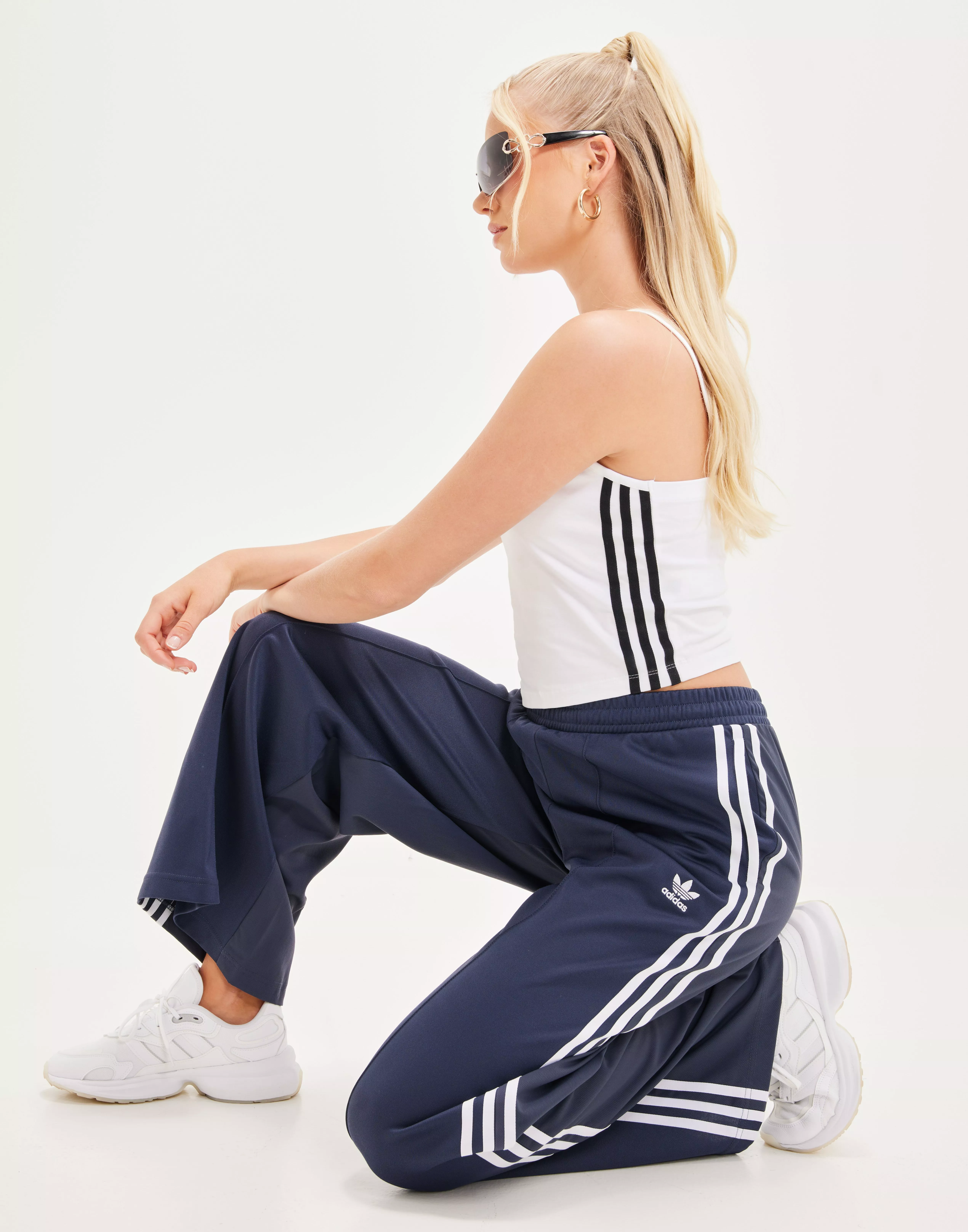 Blue adidas best sale originals pants