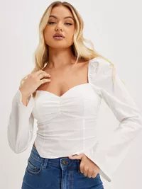 Casual Bustier Blouse