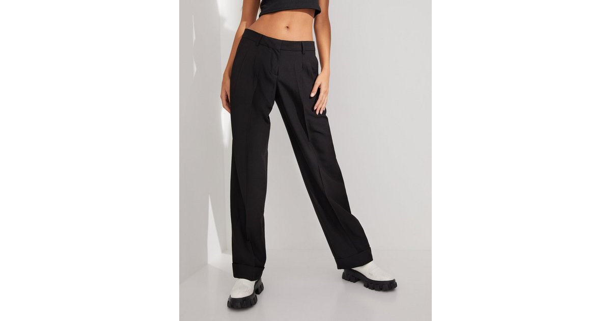 JJXX : Mary Pinstripe Highwaist Pants - WLKN