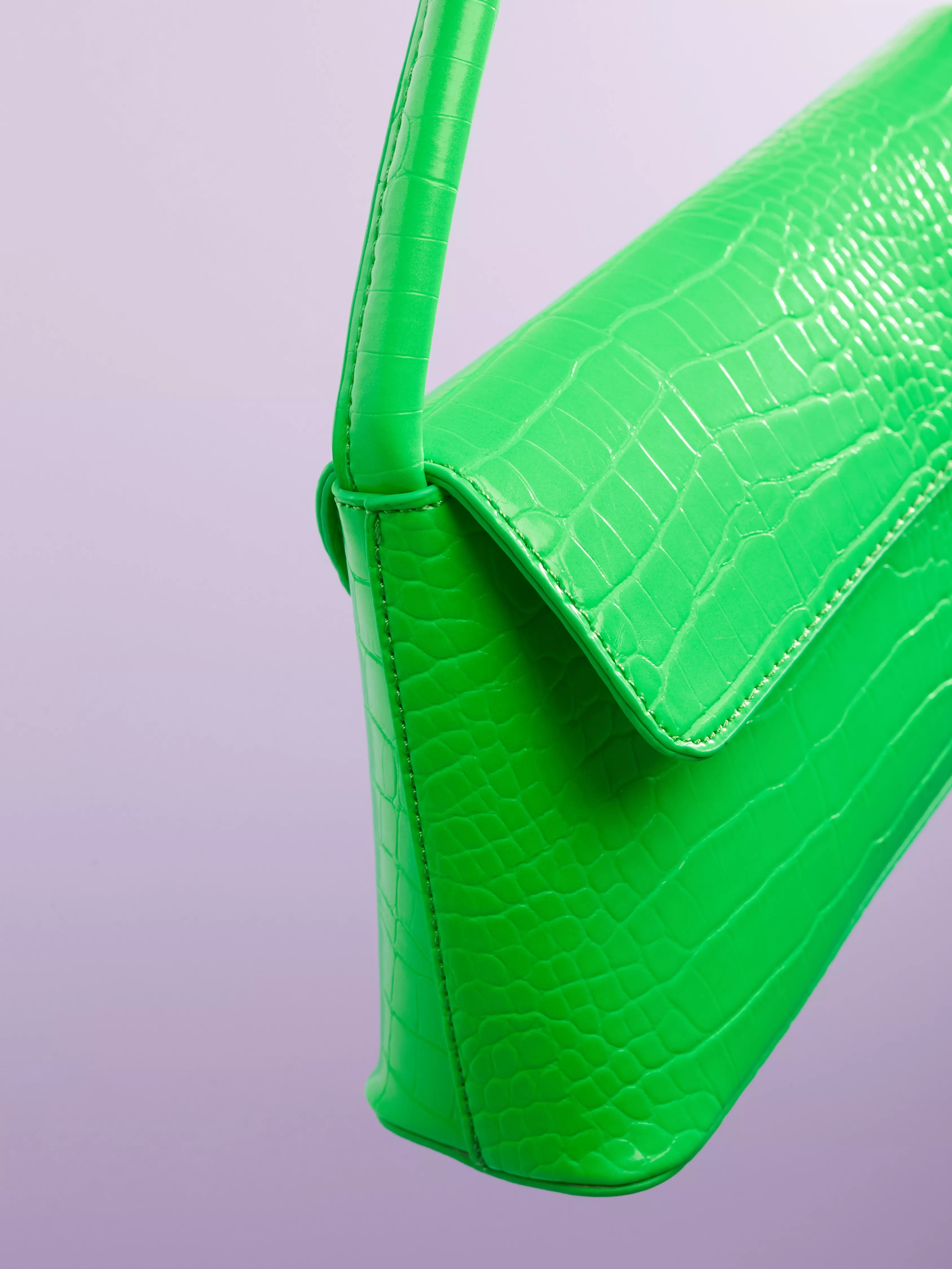 Neon discount green clutch