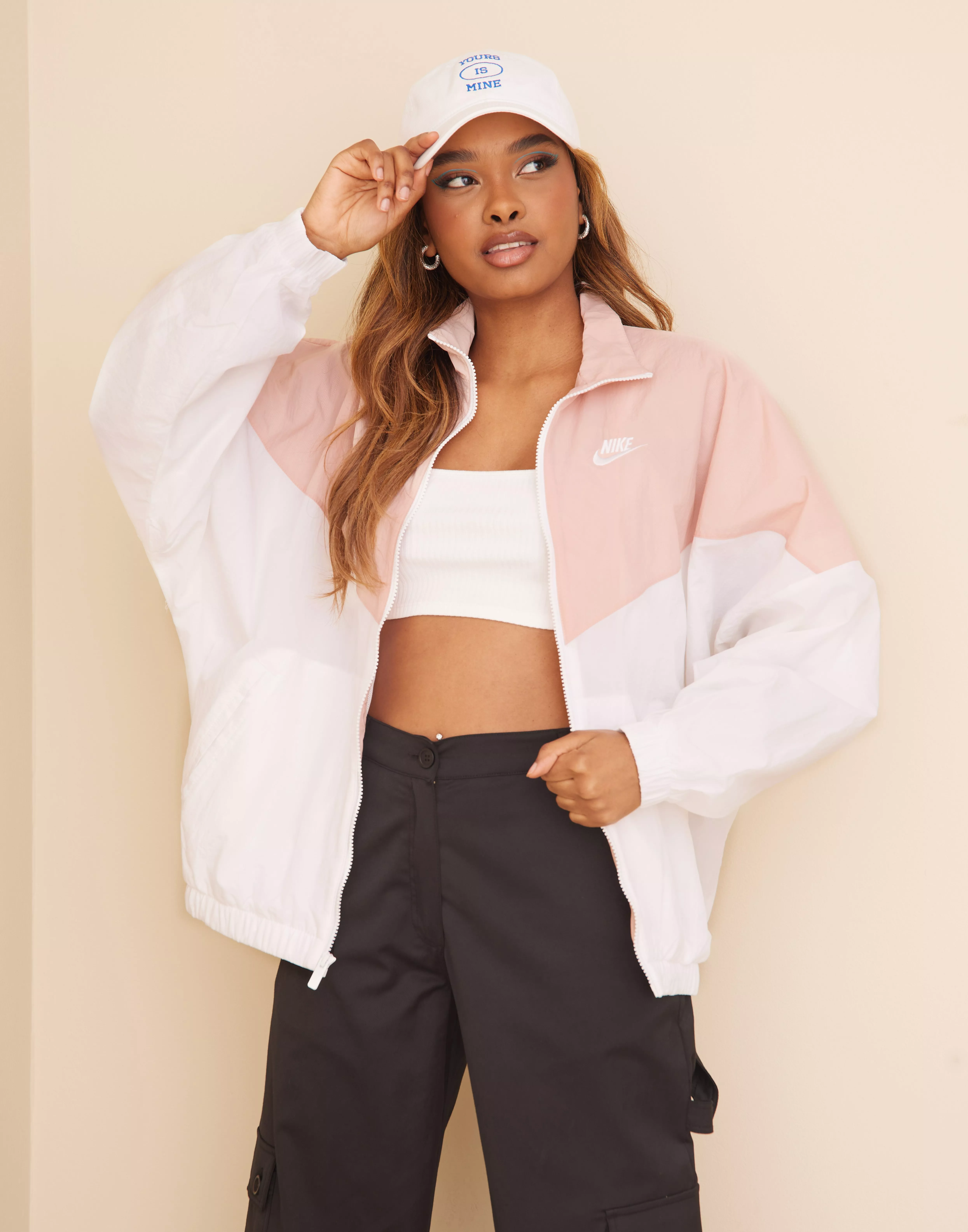 Nike rust 2024 pink jacket