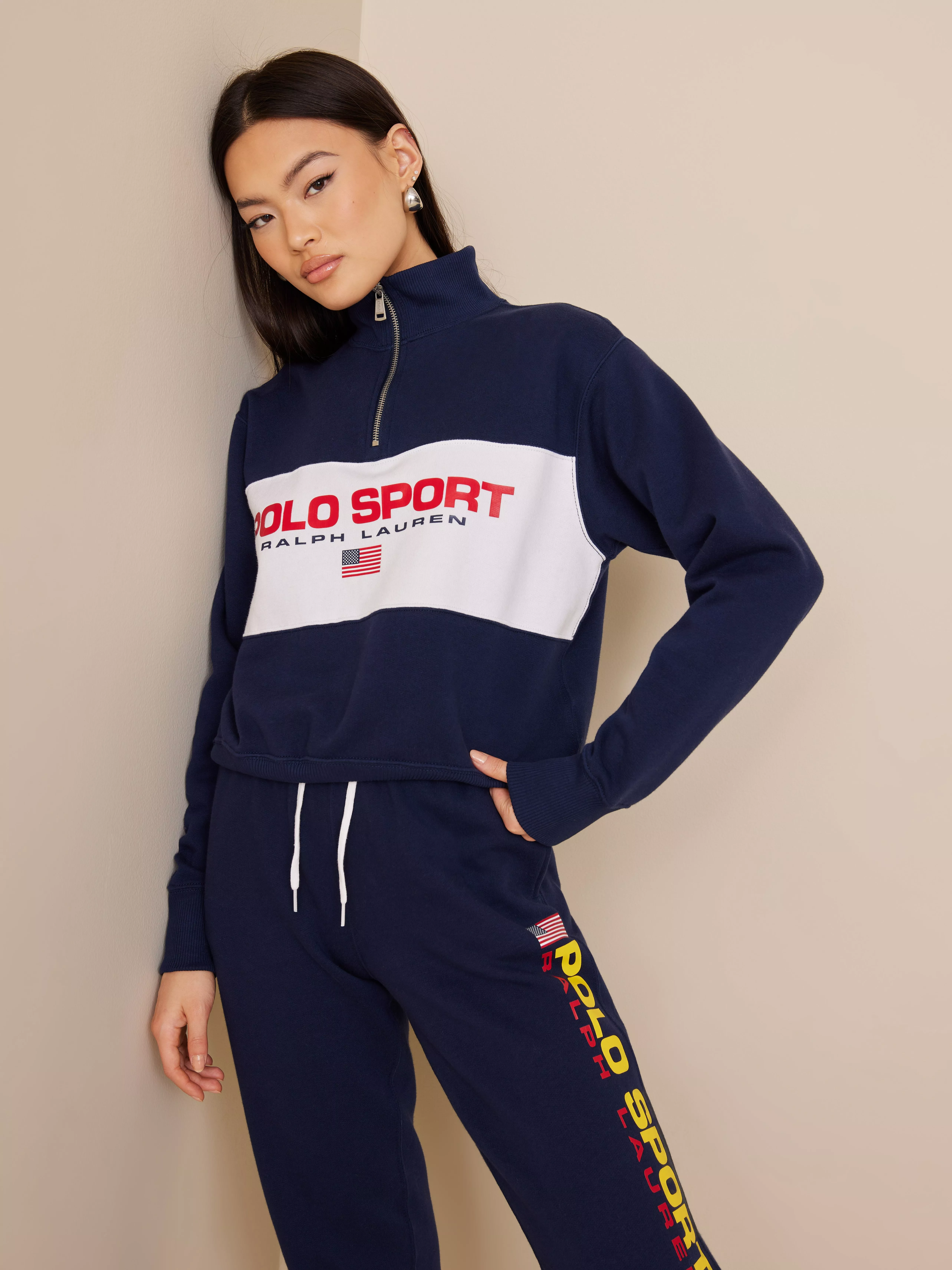 Buy Polo Ralph Lauren Polo Sport Quarter-Zip Fleece Pullover - Navy |  