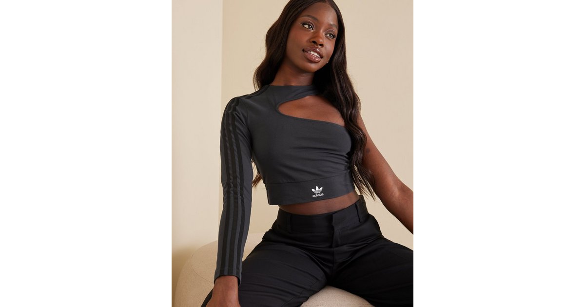 Adidas turtleneck crop store top