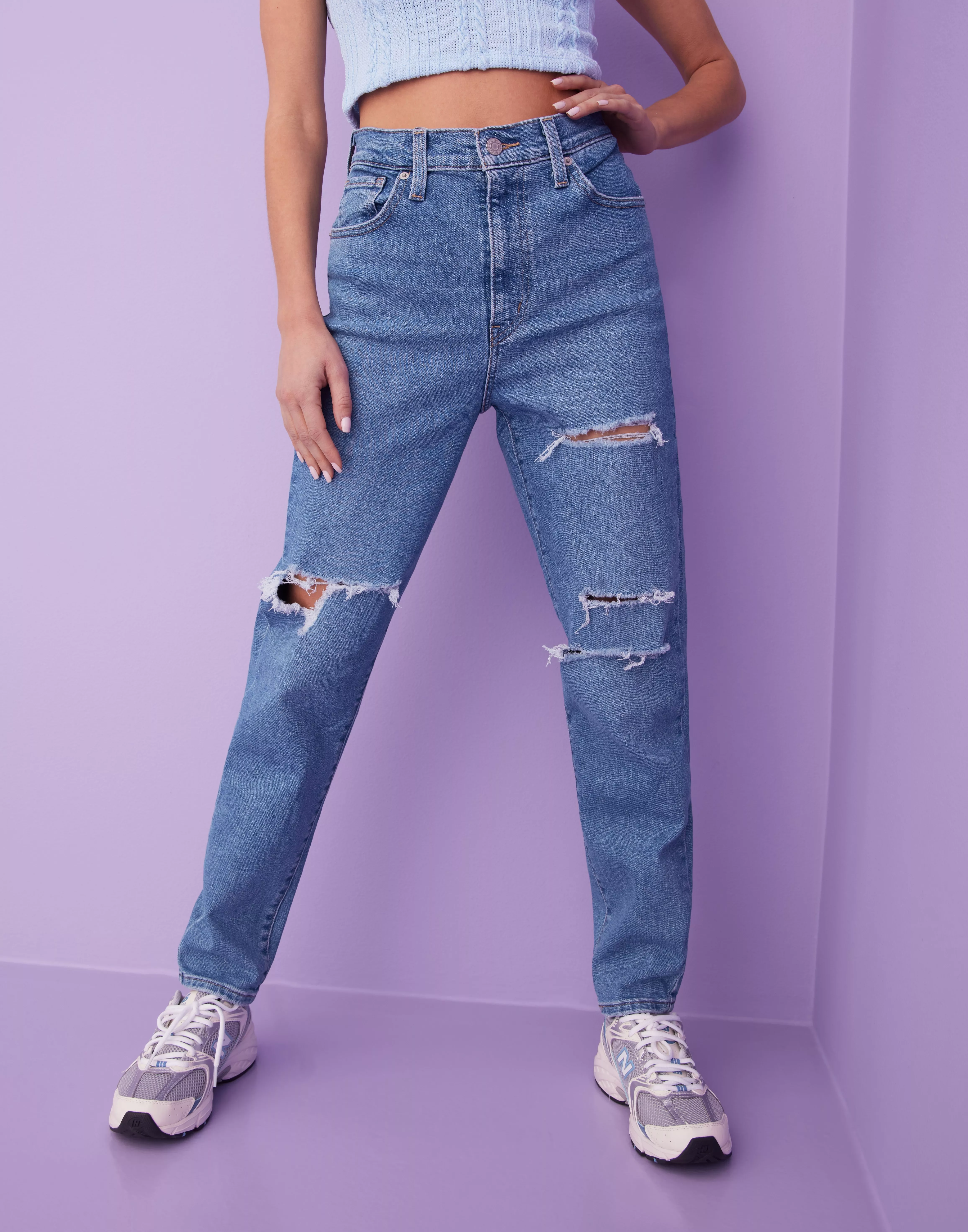 Buy Levi's HIGH WAISTED MOM JEAN SUMMER G - Indigo 