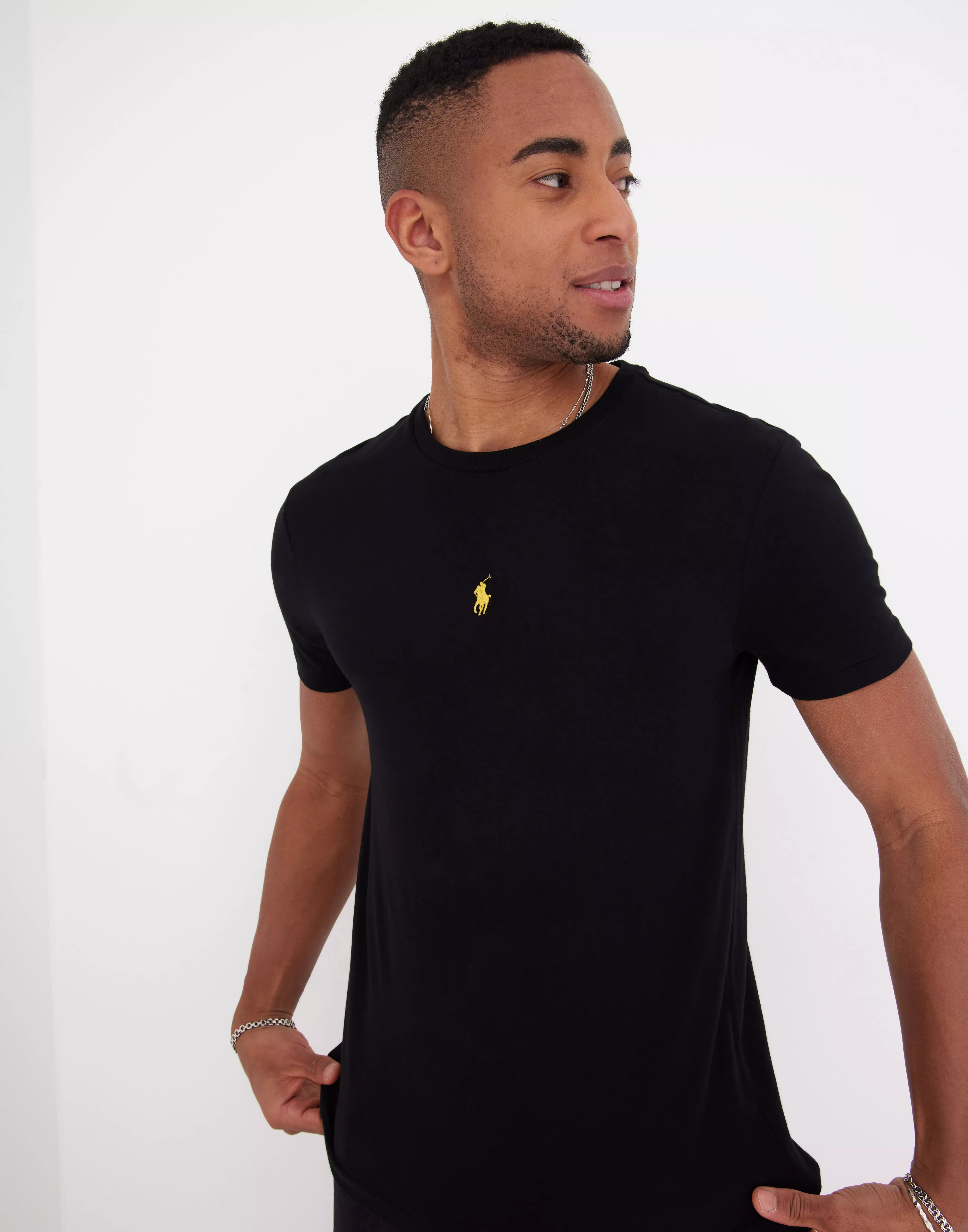 Black polo ralph lauren t outlet shirt