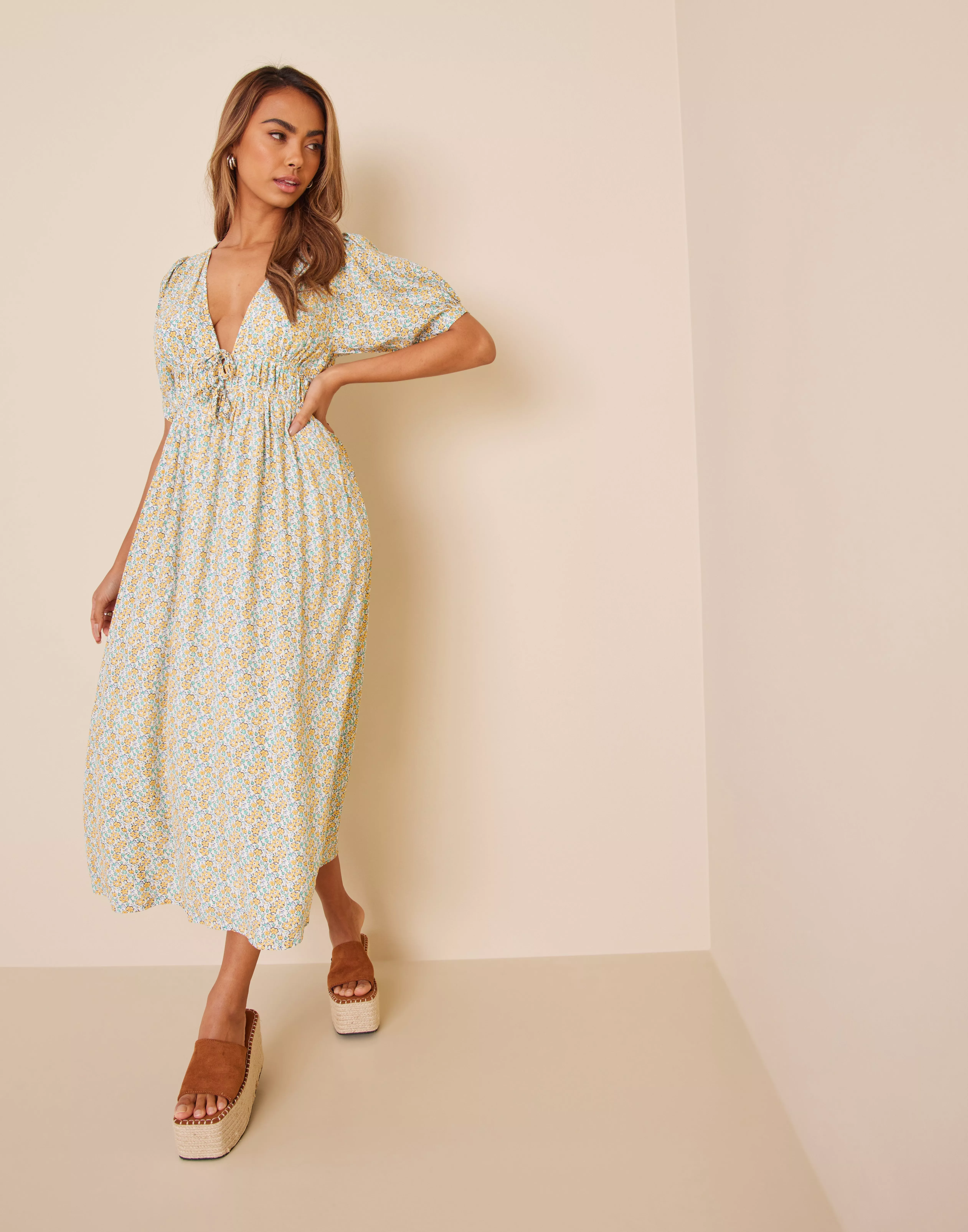 Faithfull the brand outlet midi dress