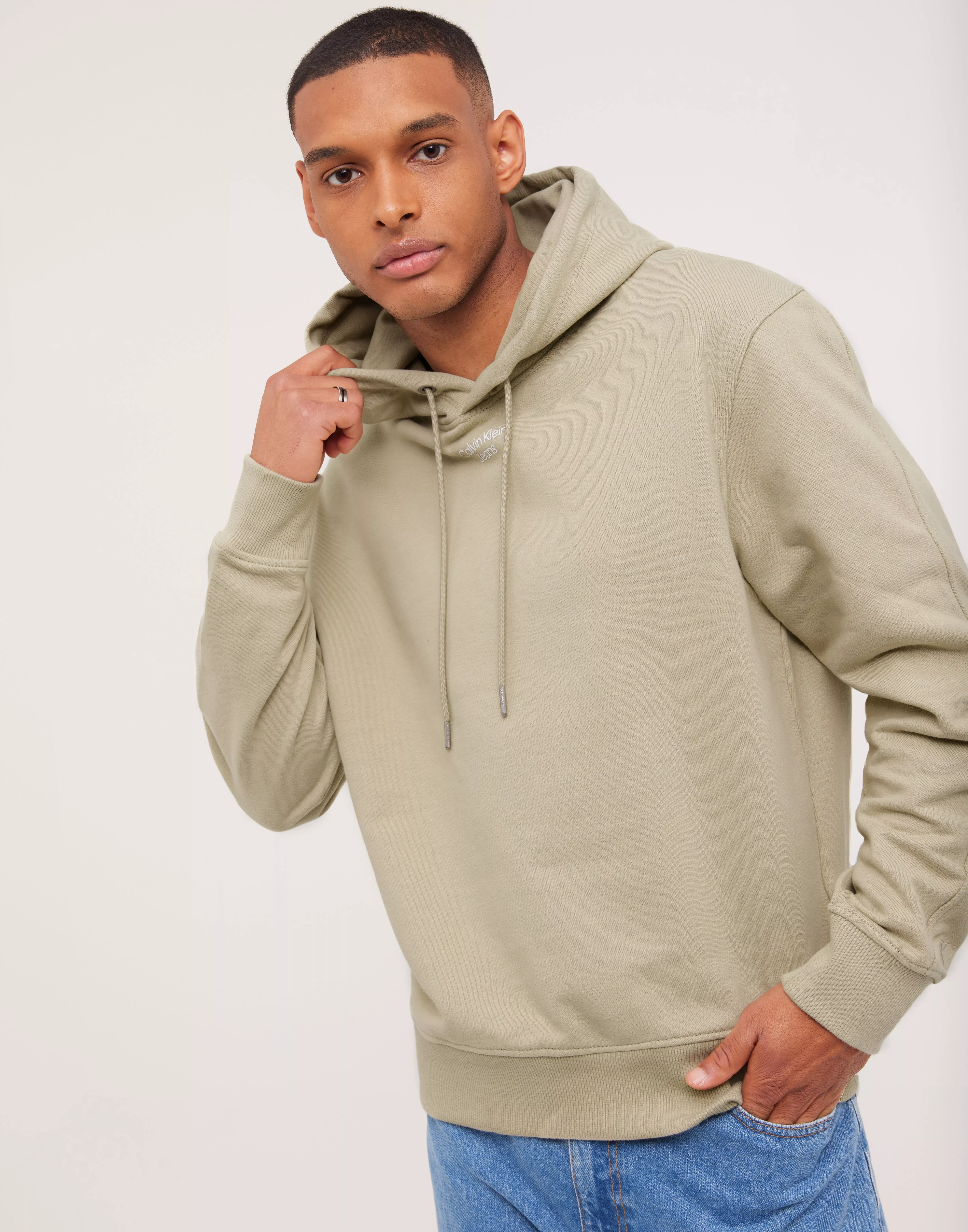 Calvin klein best sale khaki hoodie