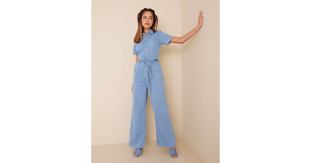 Buy Object Collectors Item OBJNORMA DENIM JUMPSUIT 119 - Light