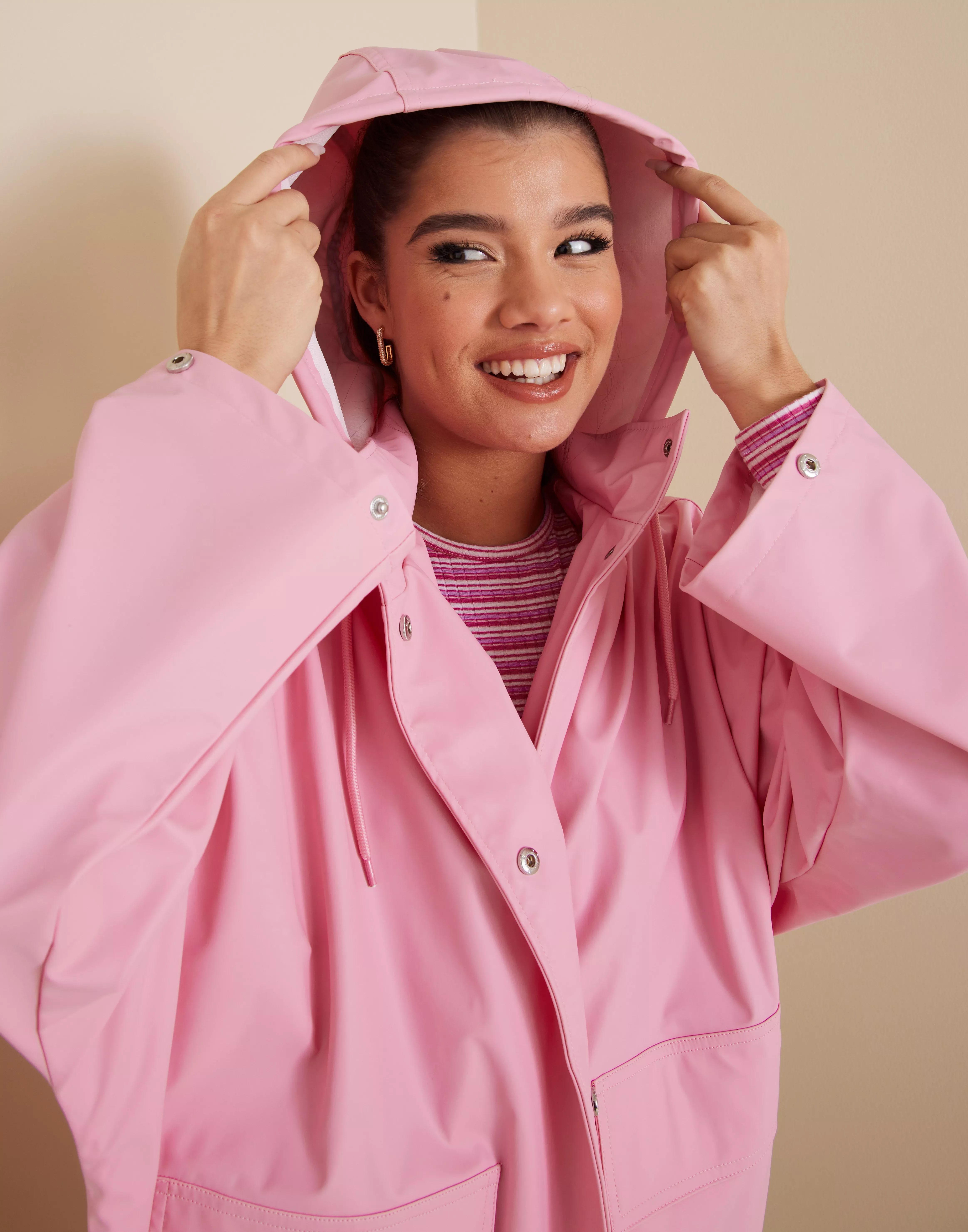 Rains hot sale pink raincoat