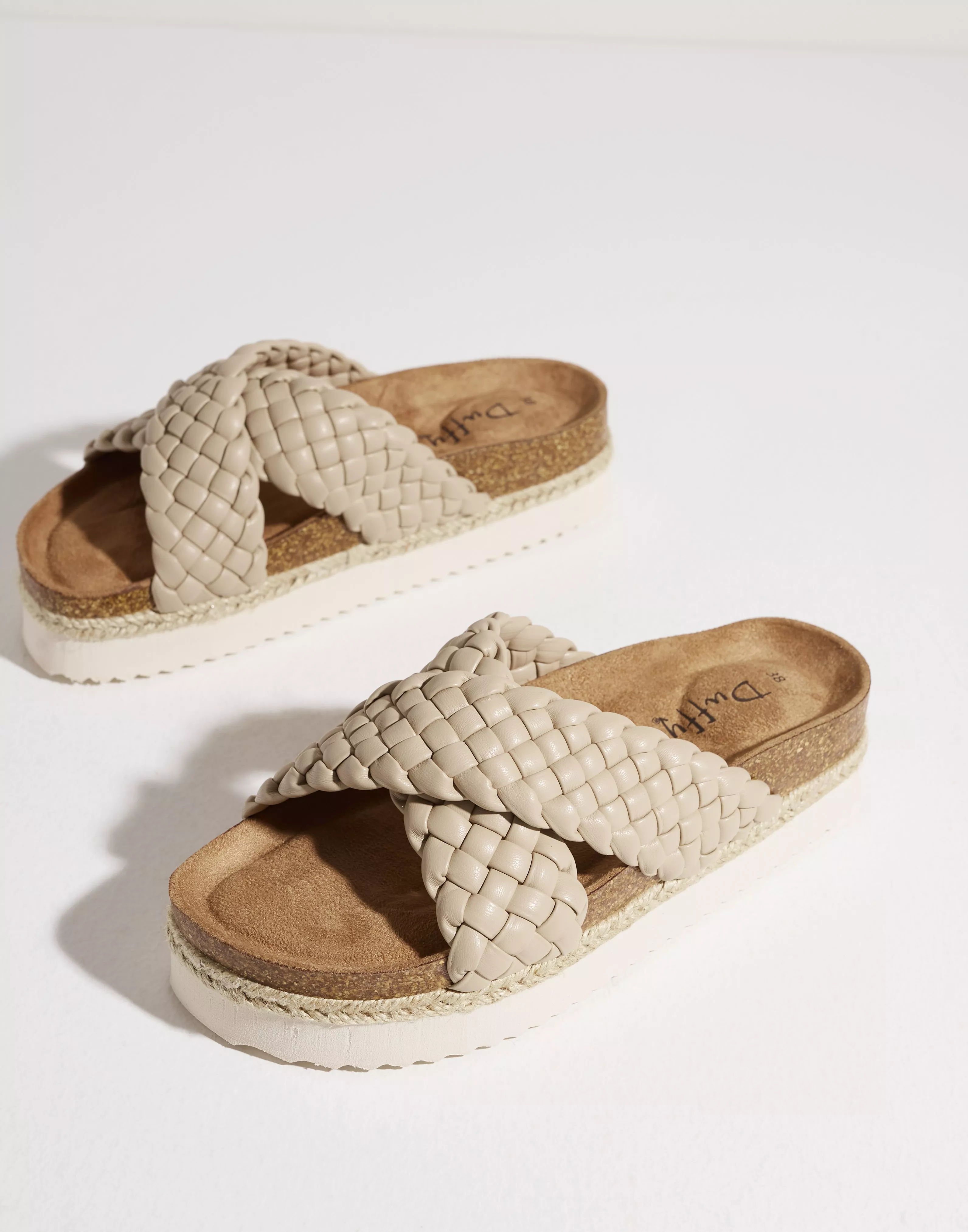 Buy Duffy Cross Sandal Beige |