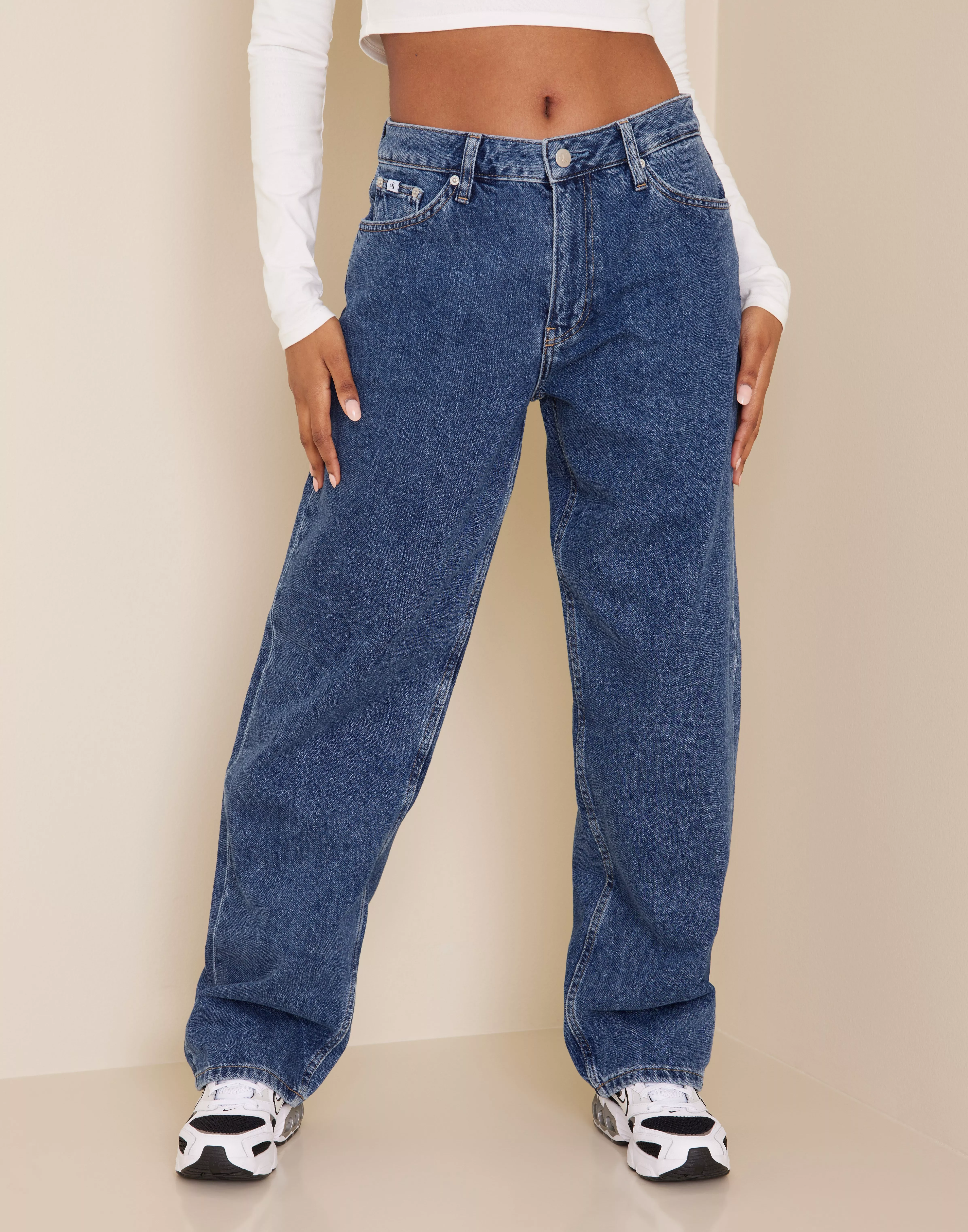 Calvin klein deals women's straight jeans