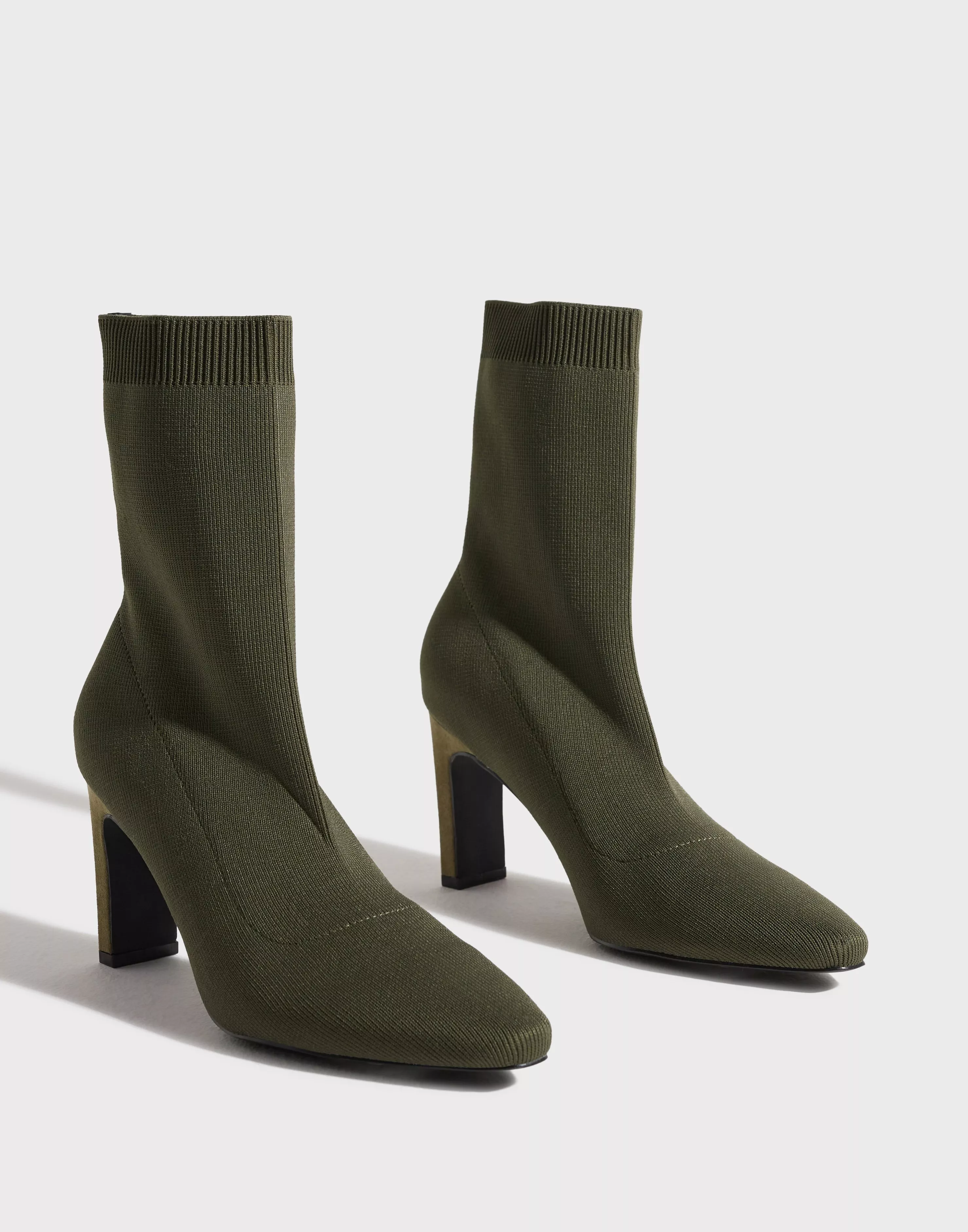 Olive green outlet sock boots