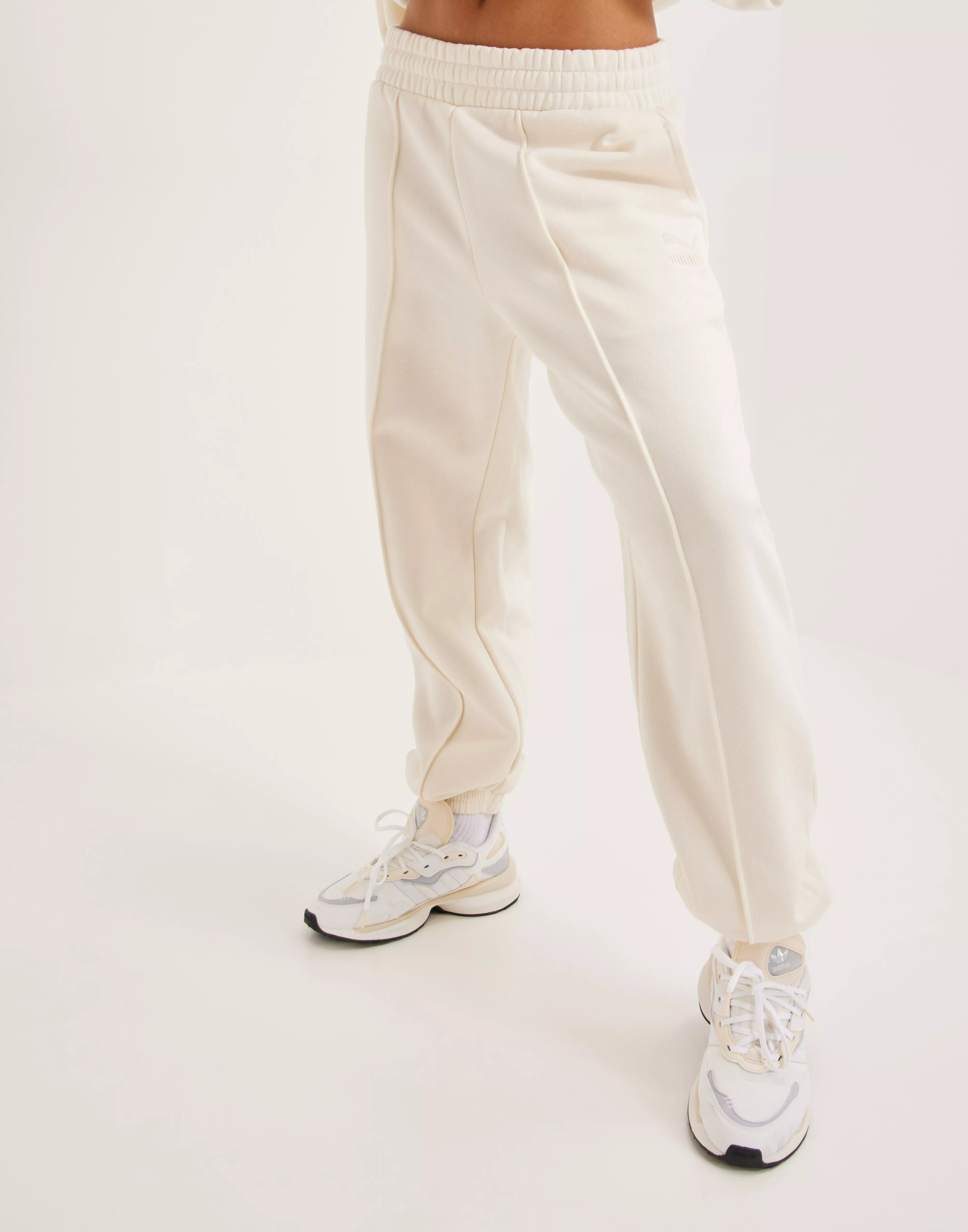 White sweatpants sale with pockets