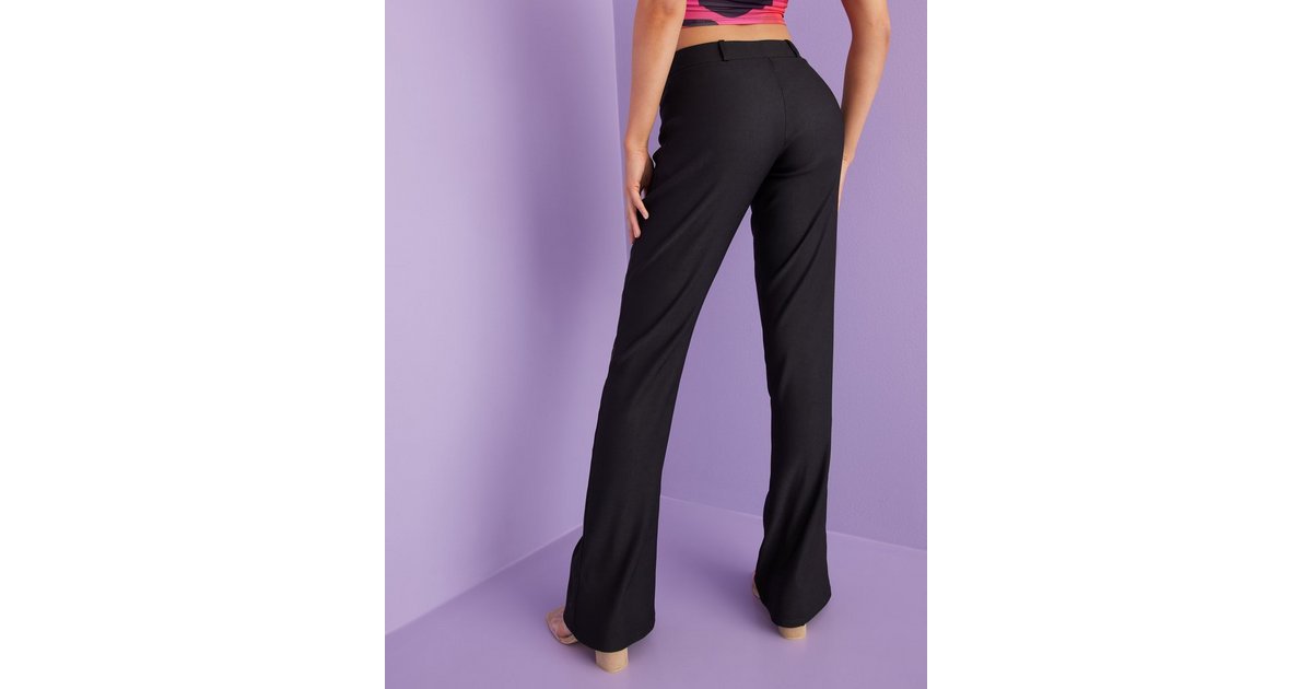 Buy Nelly Low Waist Suit Pant - Black | Nelly.com