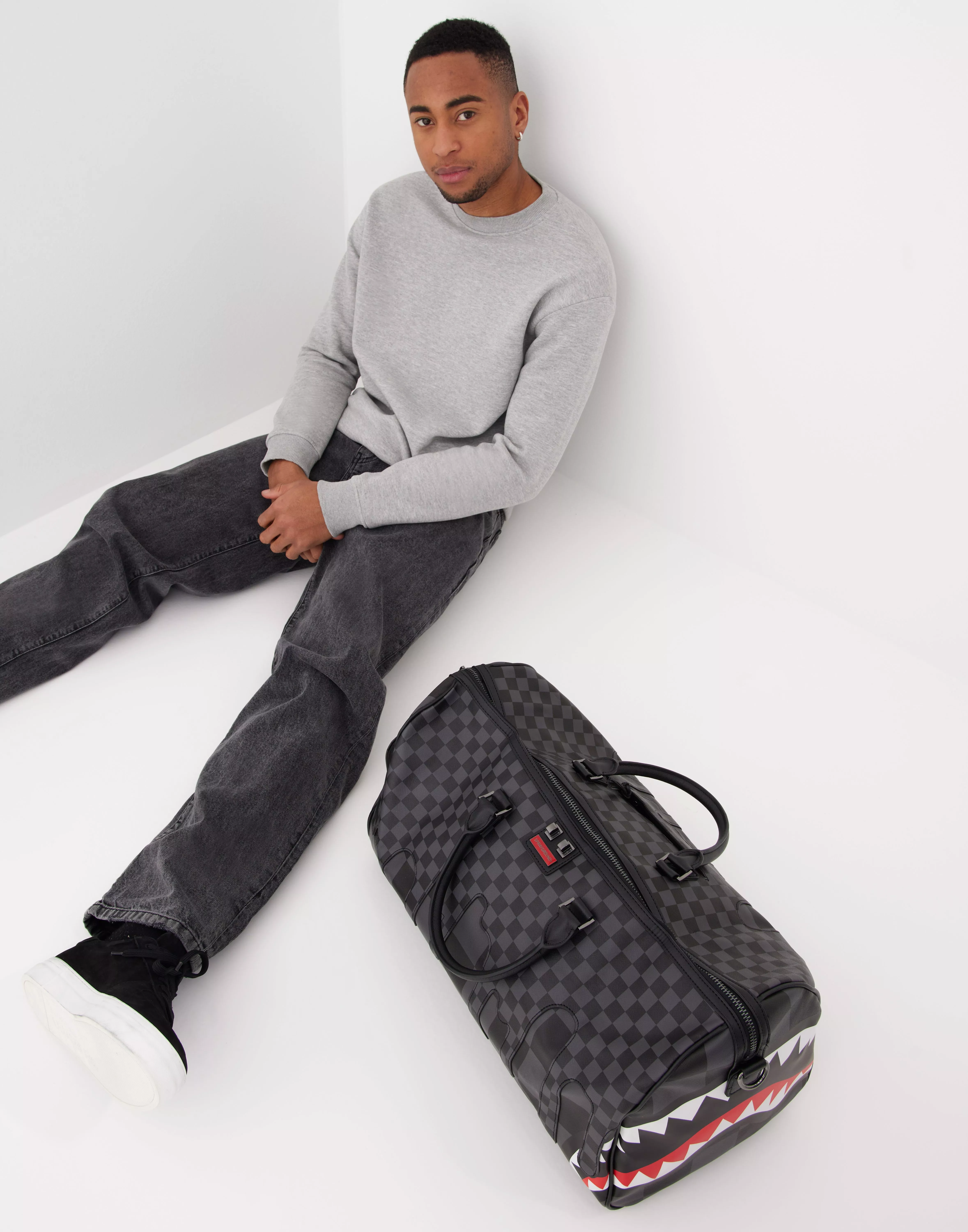 Sprayground Duffle Bag in Red for Men