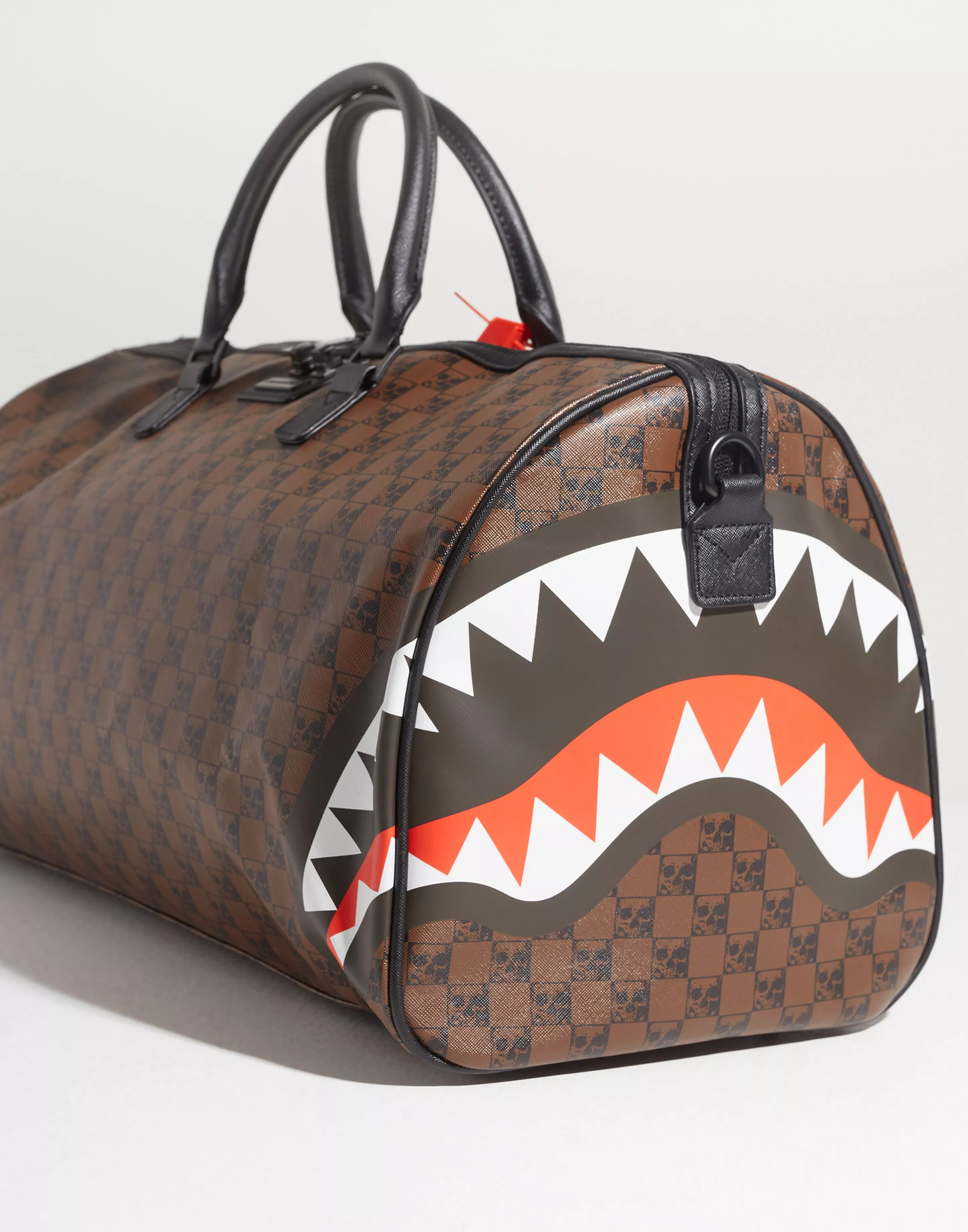 Sprayground Paris Vs Florence Shark Duffle Bag in Brown for Men