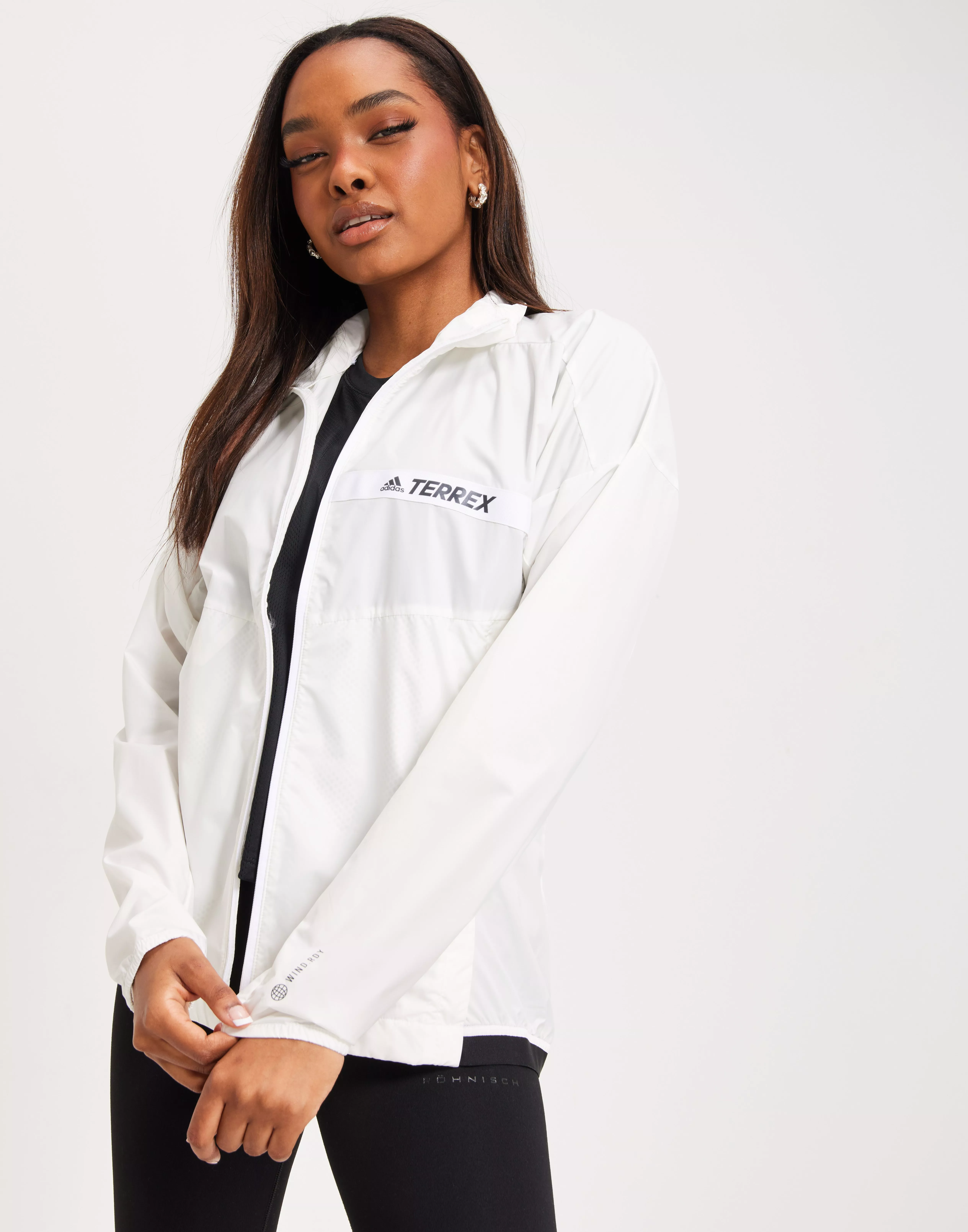 Adidas originals white coat best sale