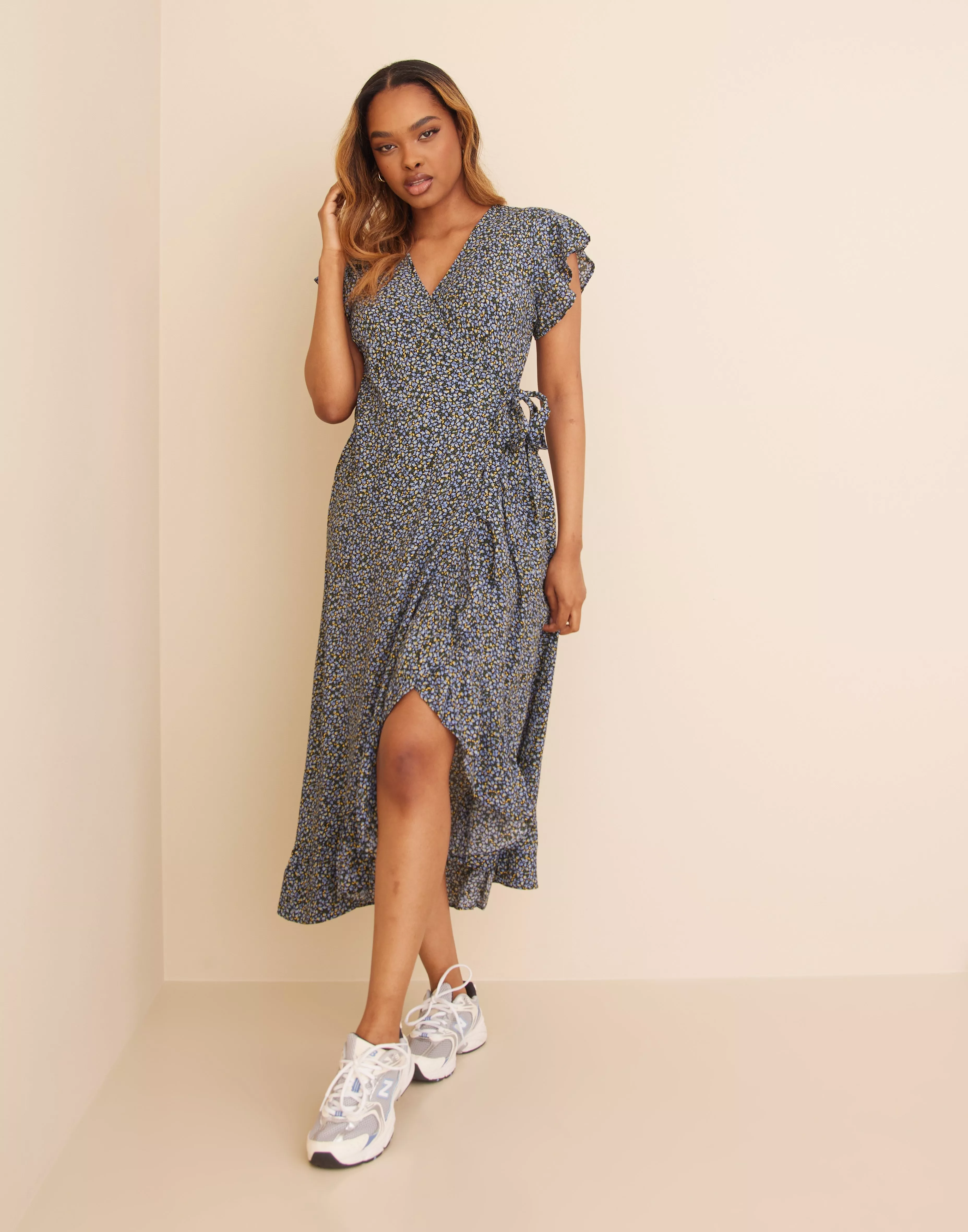 Vila clearance wrap dress