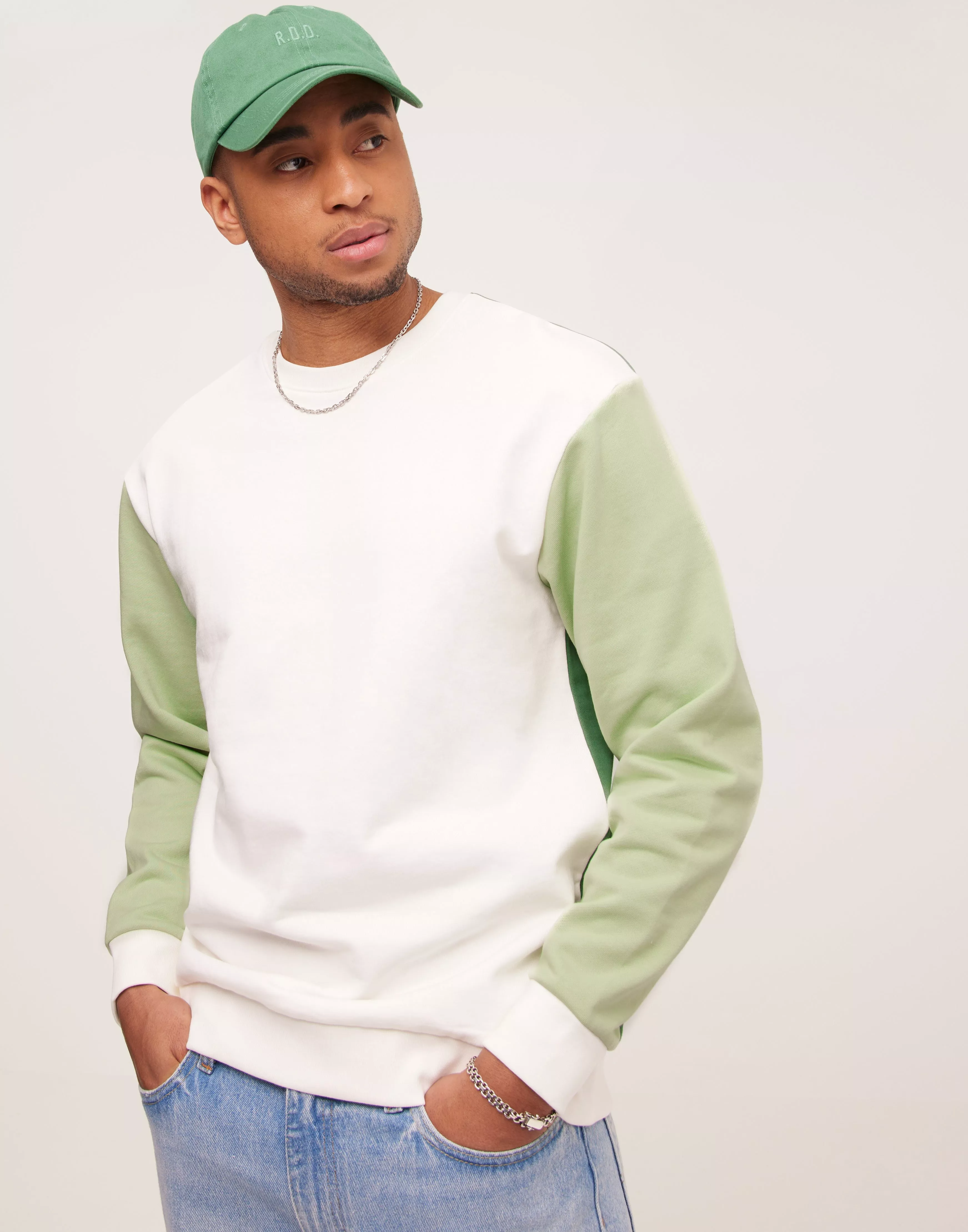 Vans colour block clearance sweatshirt